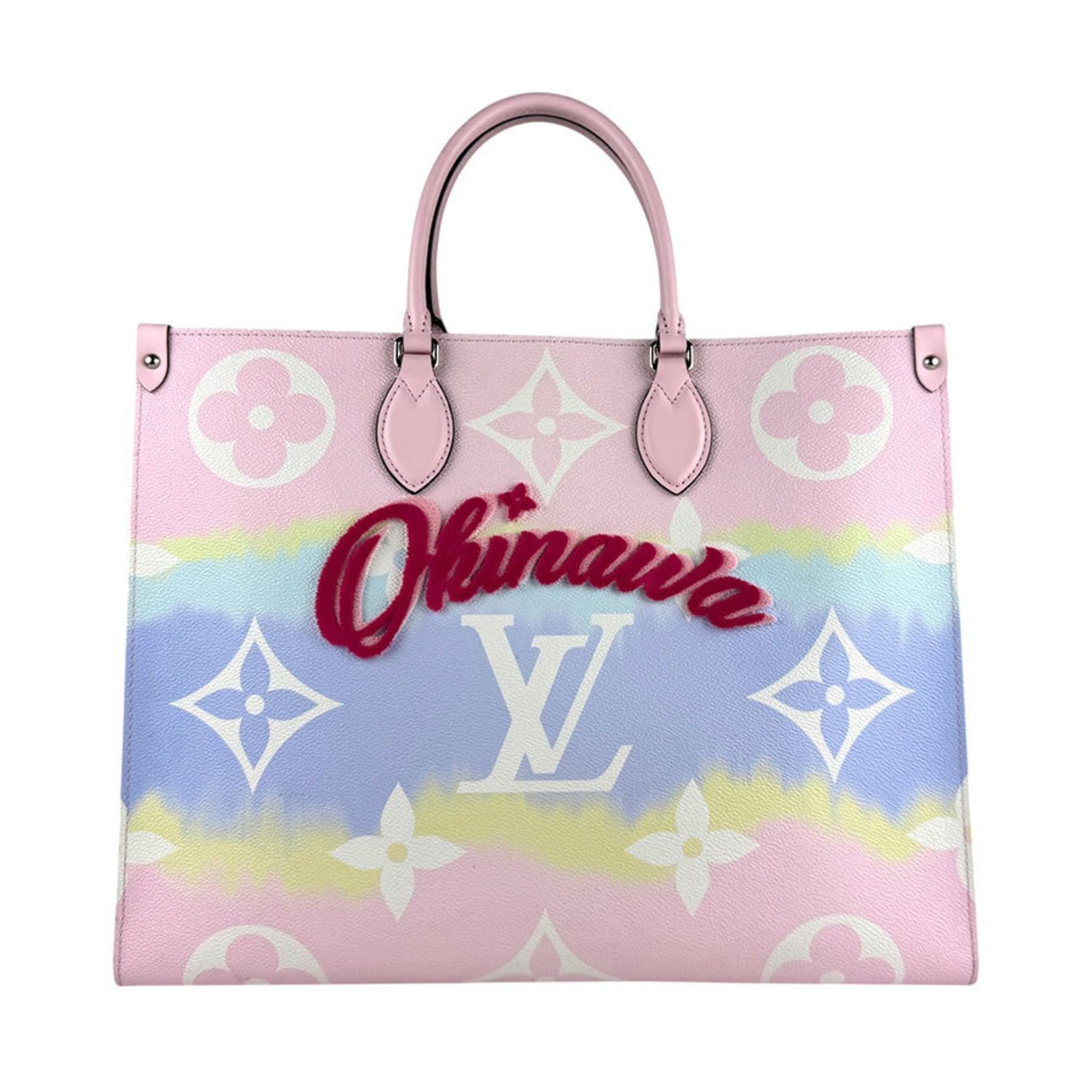 Louis Vuitton Escal On the Go GM Handbag/Shoulder Bag in Pastel Silver