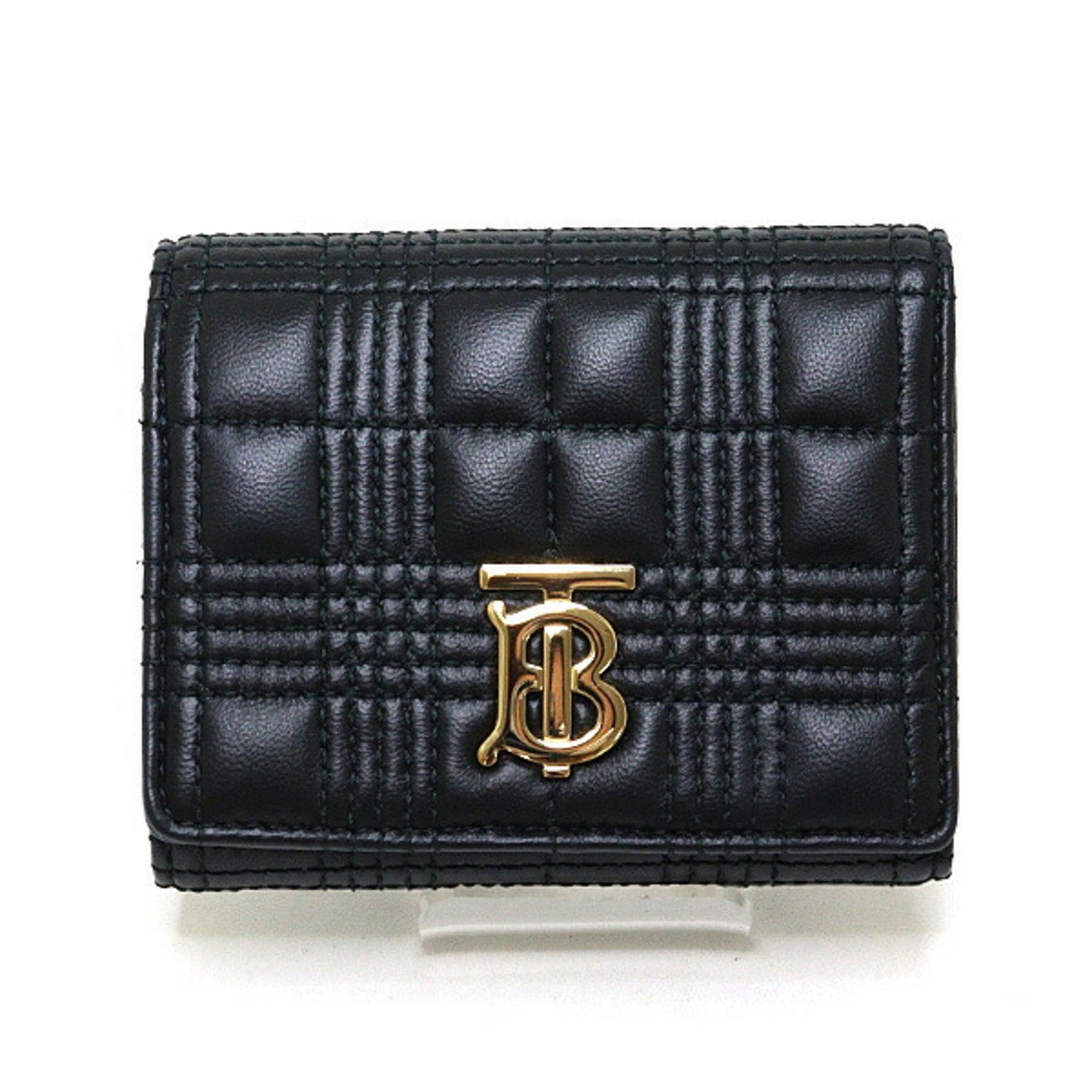 Burberry Tri-fold Wallet Compact Leather