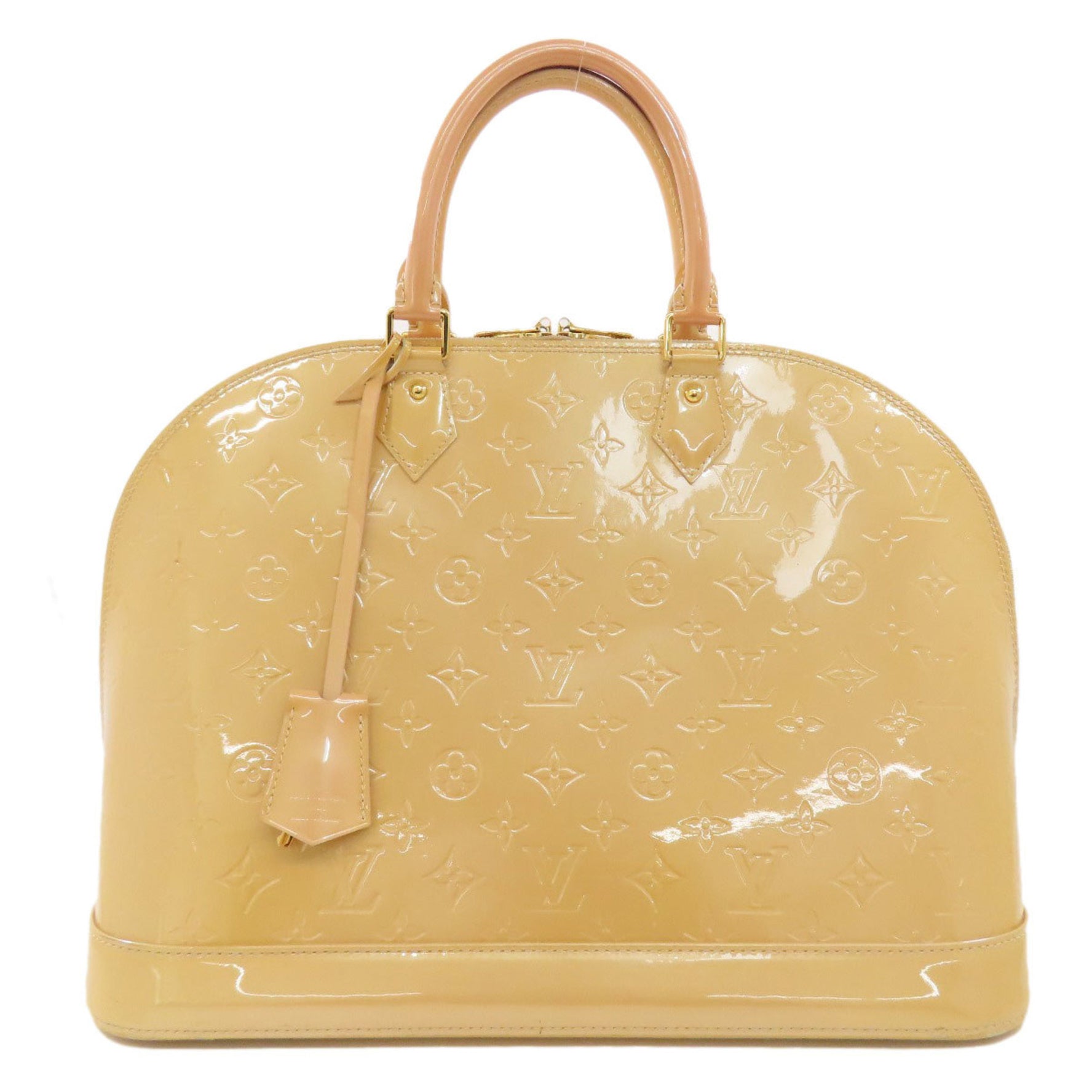Louis Vuitton Alma MM Handbag Vernis