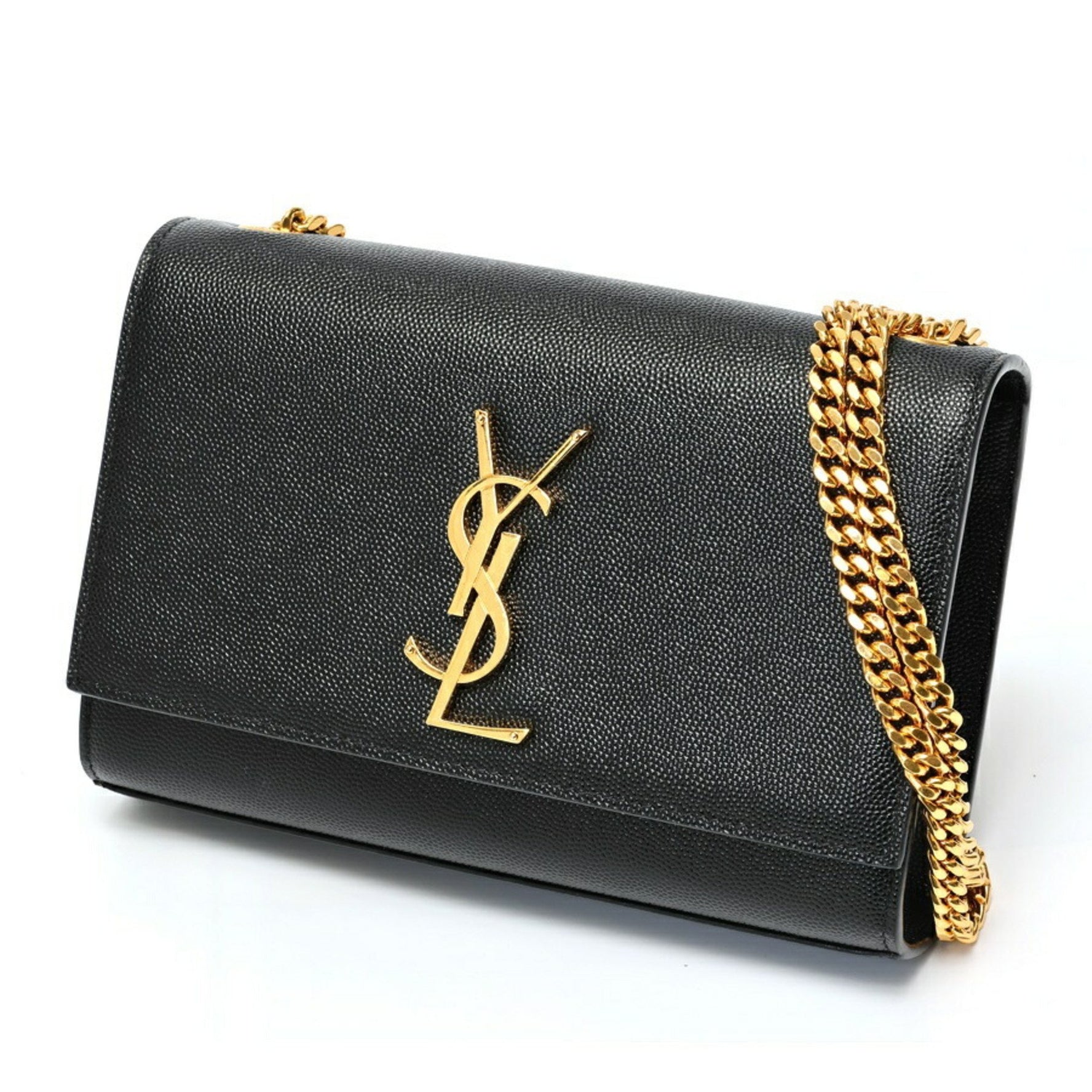Saint Laurent Kate Small Calfskin Leather Black S-158000