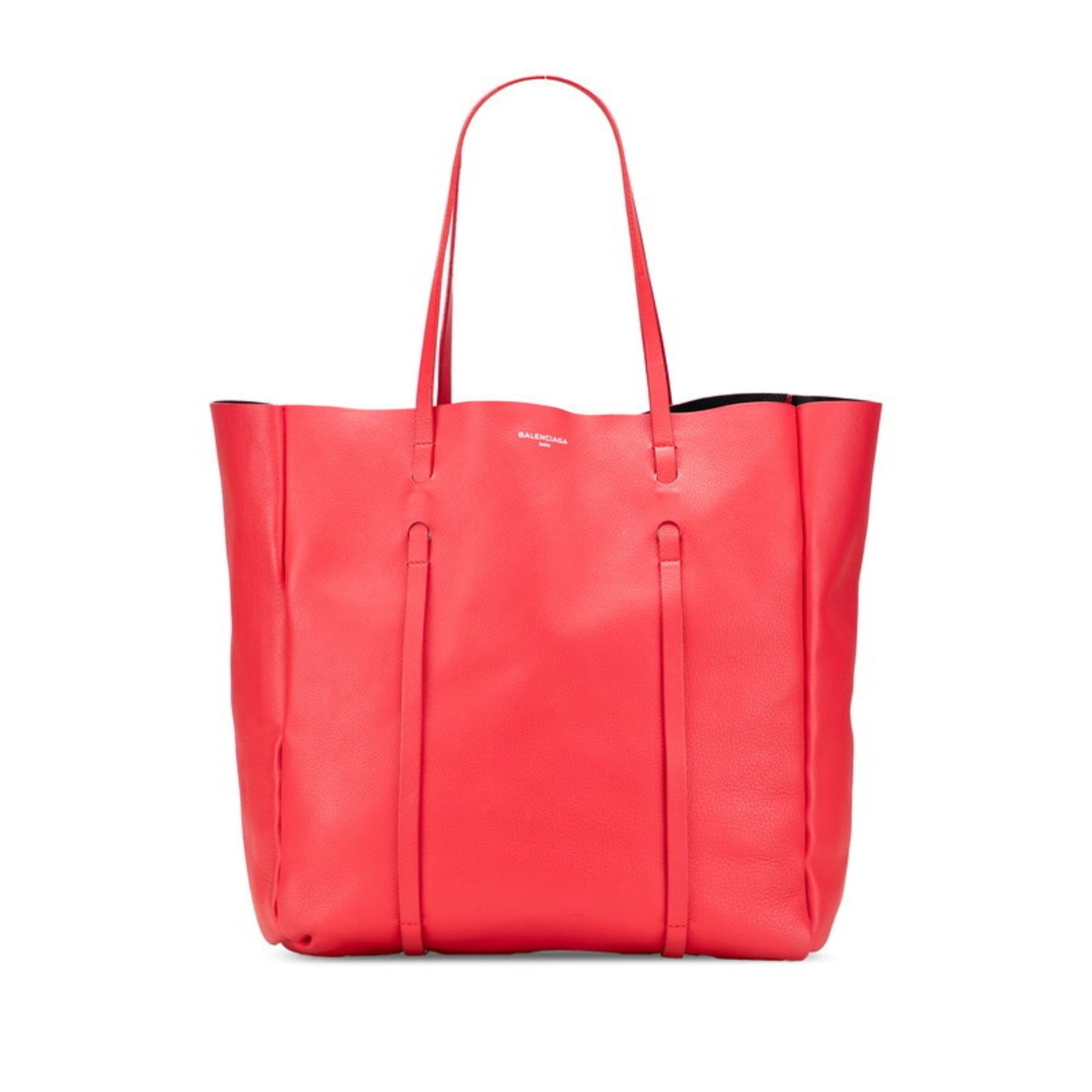 Balenciaga Everyday Tote Bag One-Shoulder Red Leather