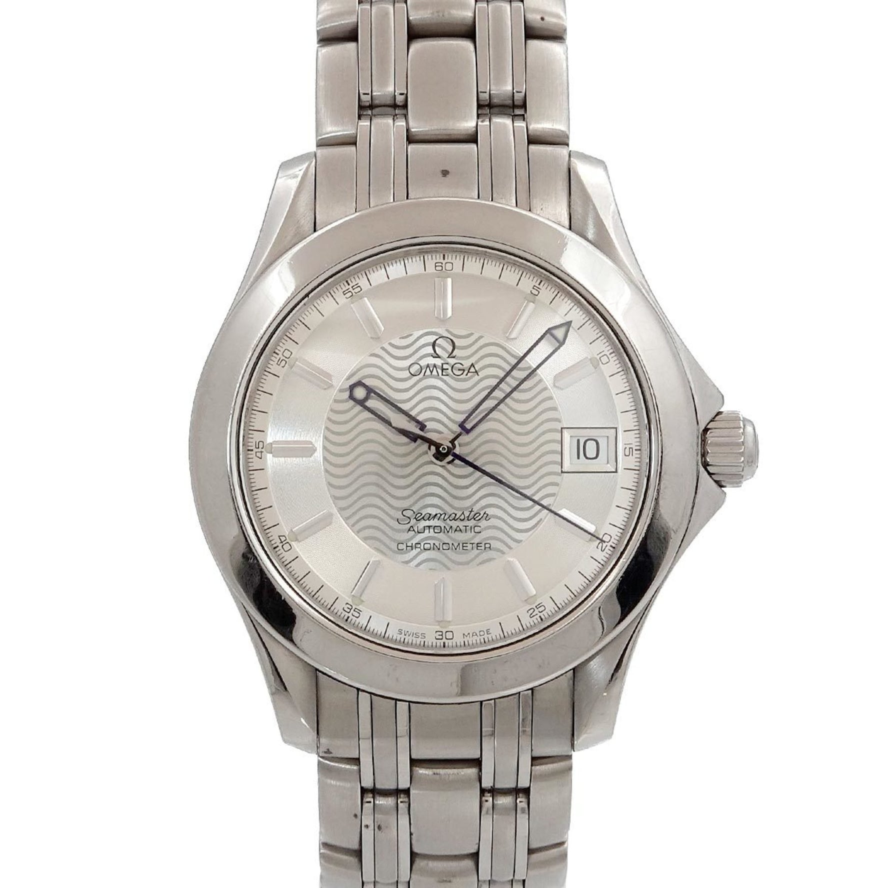 OMEGA Seamaster 120 Chronometer 2501 31 Watch Silver Date Automatic Self-Winding