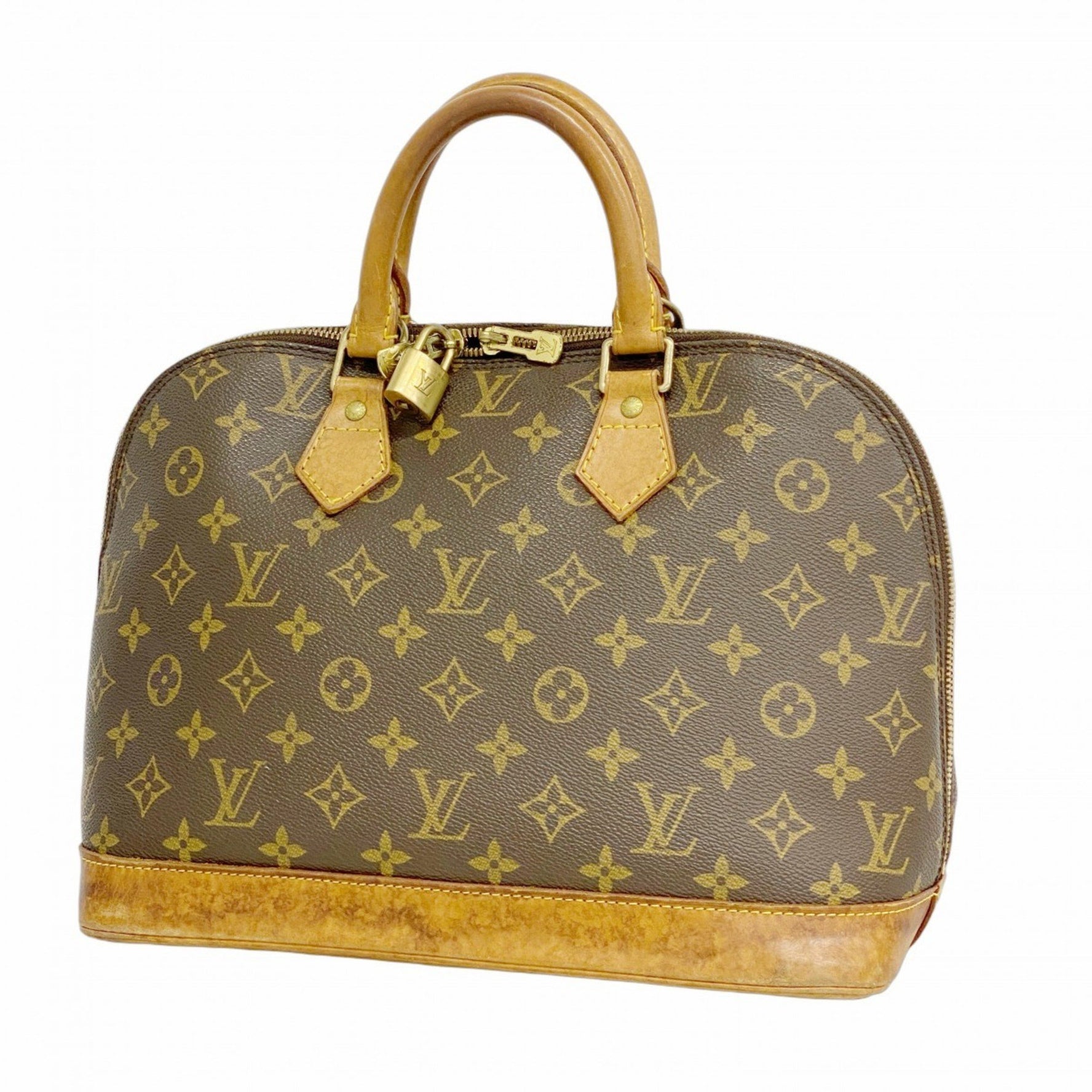 Louis Vuitton Monogram Alma Handbag M51130 Brown Women's