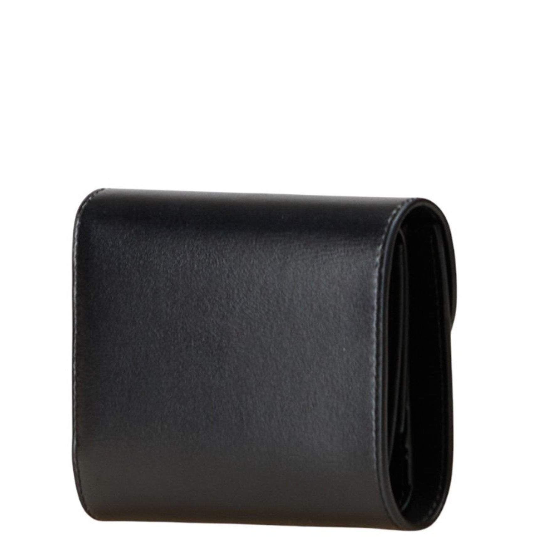Celine Triomphe Tri-fold Wallet Leather