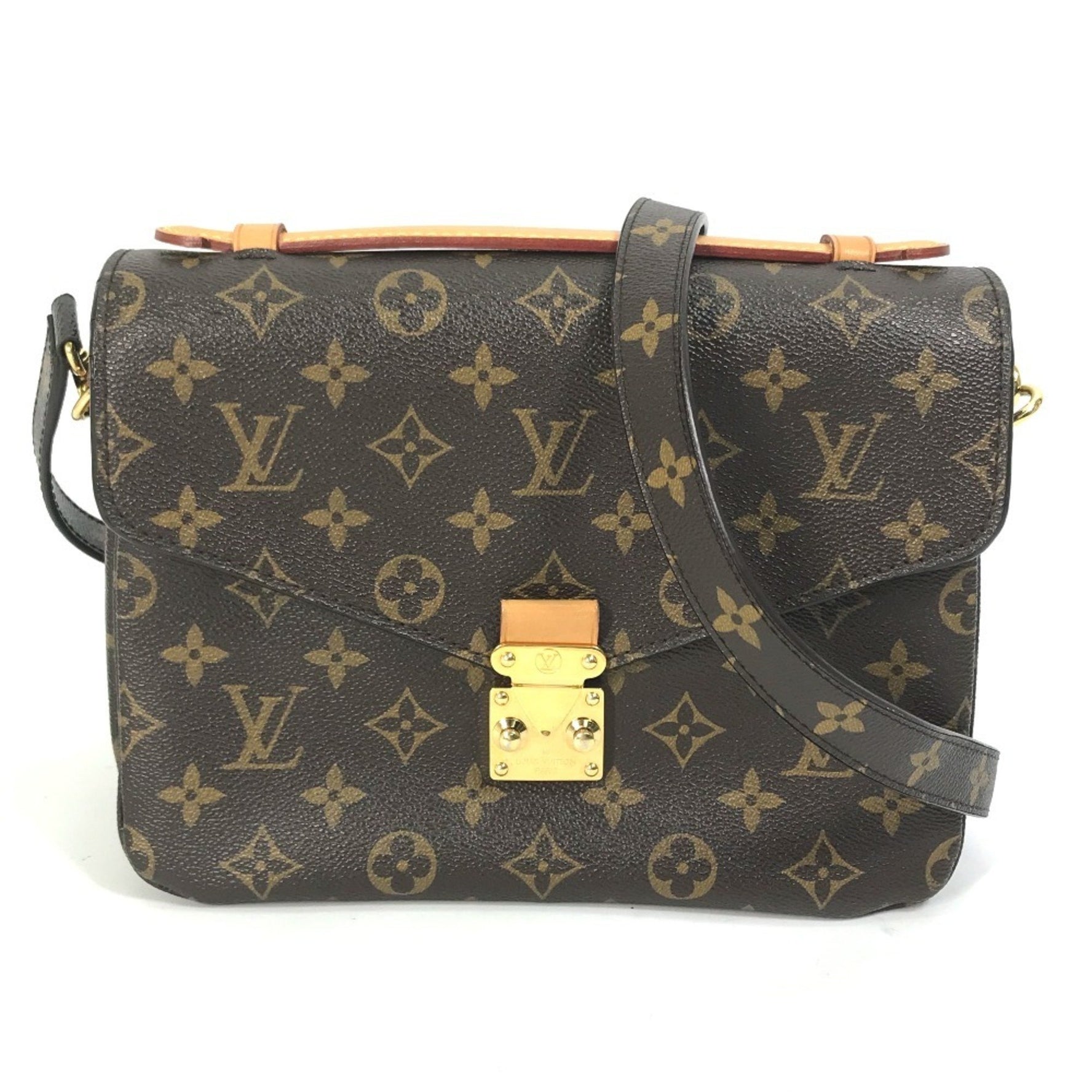 LOUIS VUITTON M44875 Monogram Pochette Metis MM 2-Way Shoulder/Handbag in Canvas, Women's, Brown