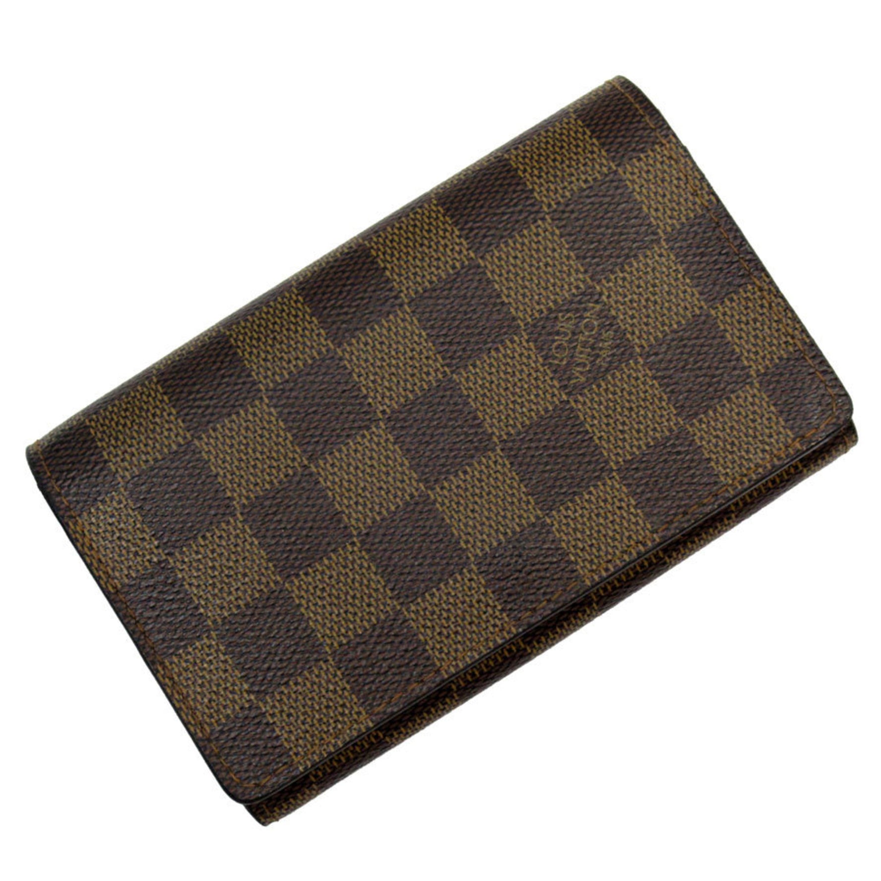 Louis Vuitton LOUIS VUITTON Bi-fold wallet Damier Portemonnay Bi-Tresor canvas Brown Men's