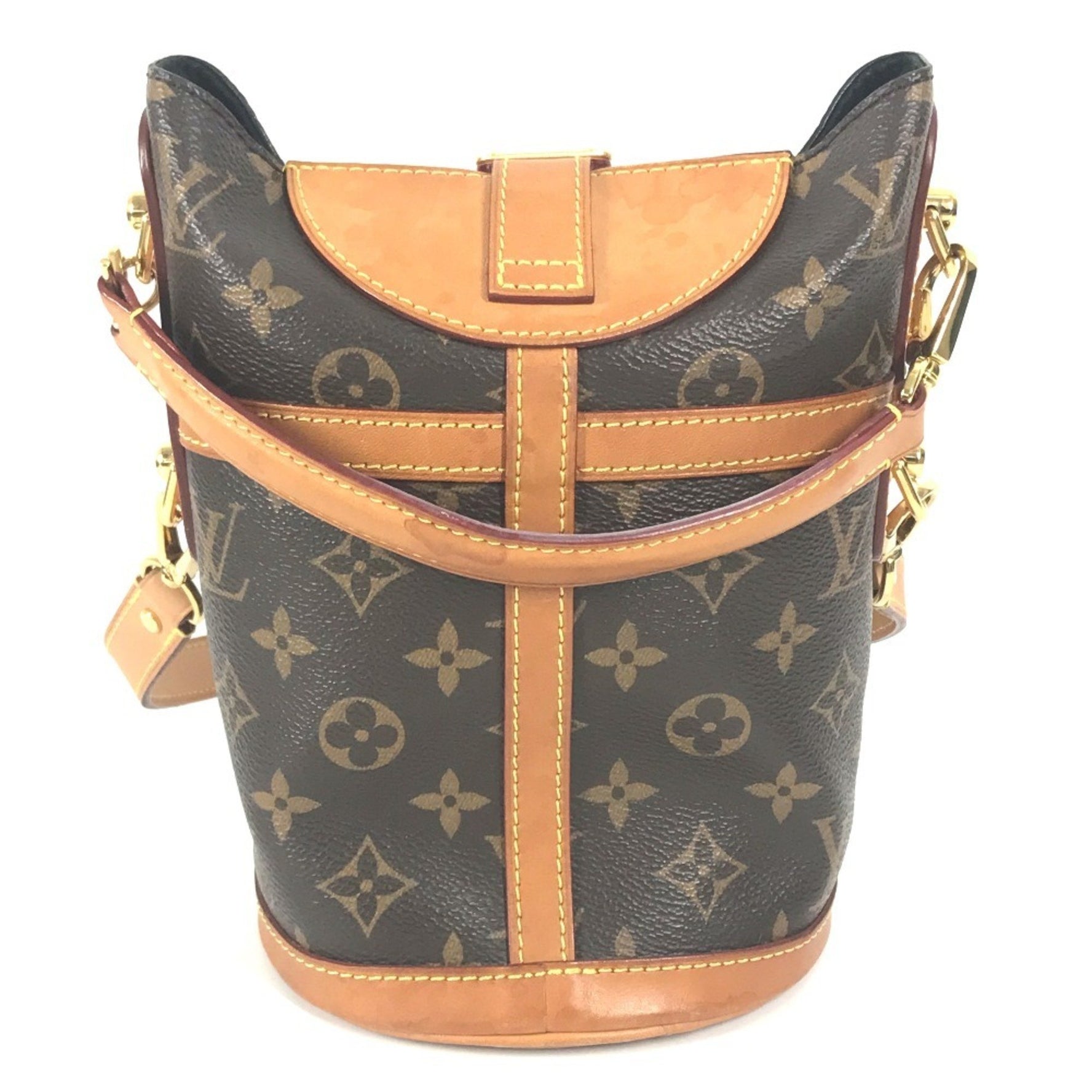Louis Vuitton Monogram Duffle Bag, Pochette, Handbag, Shoulder Canvas, Men's