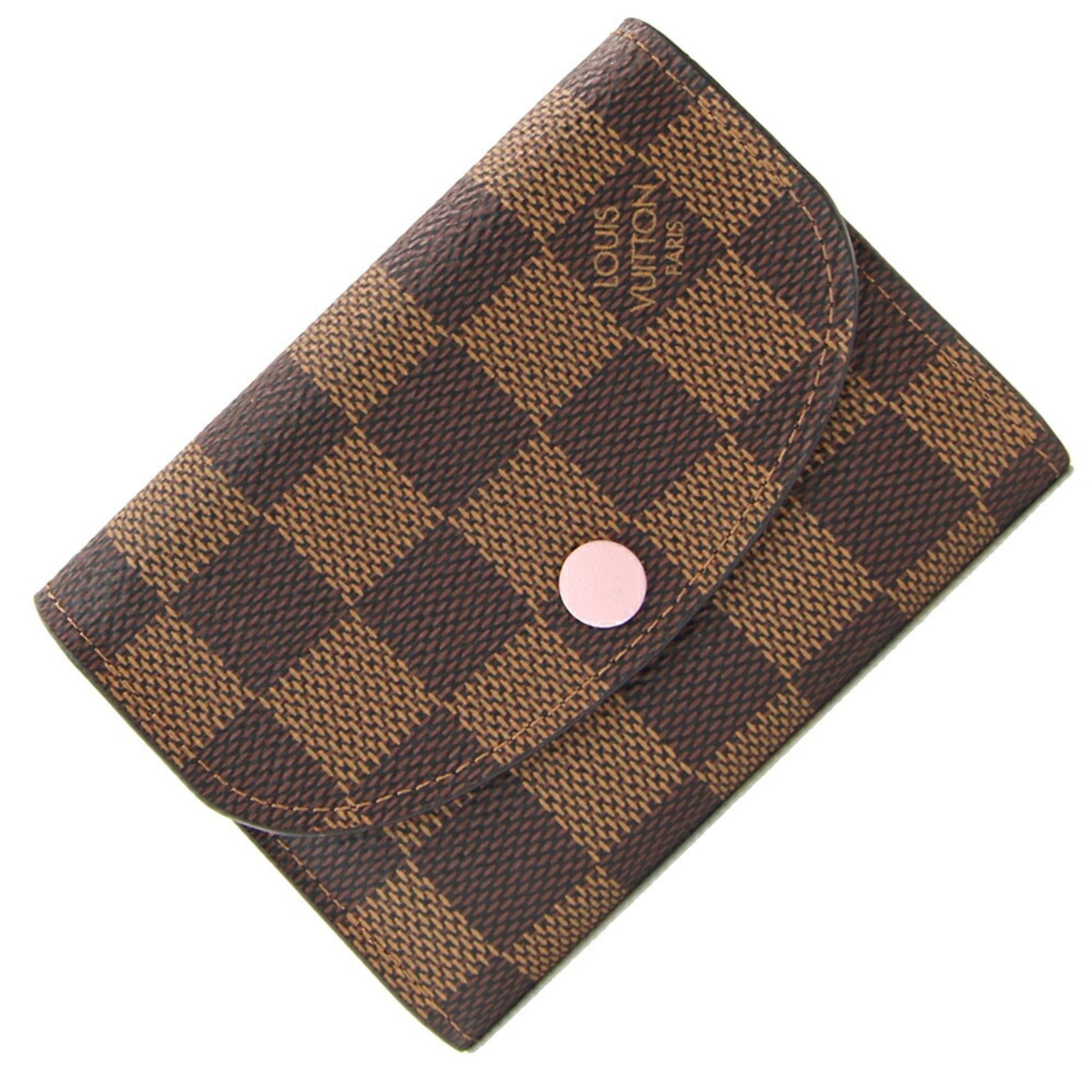 Louis Vuitton Coin Case Damier Portemonnay Rosalie N64423 Rose Ballerine Purse Compact Wallet Mini Pink Women's LOUIS VUITTON