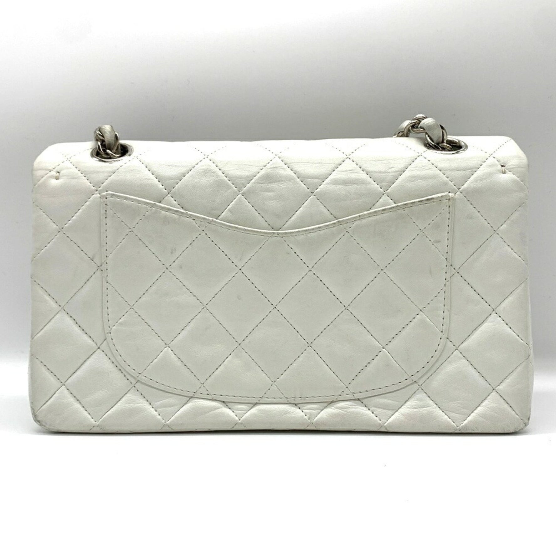 CHANEL Matelasse 23 Double Flap Chain Shoulder Bag Leather