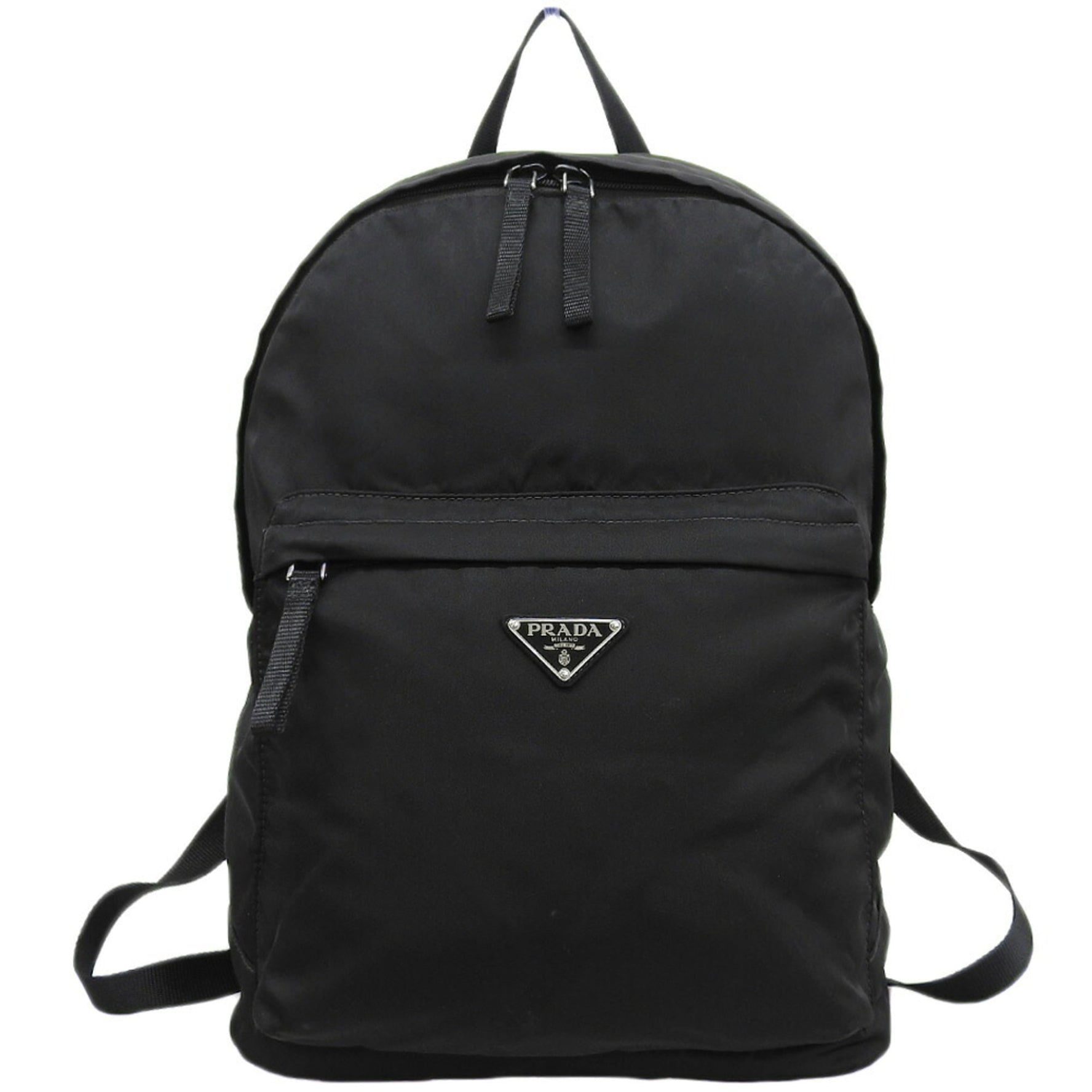 Prada Backpack in Nylon with Triangular Plate