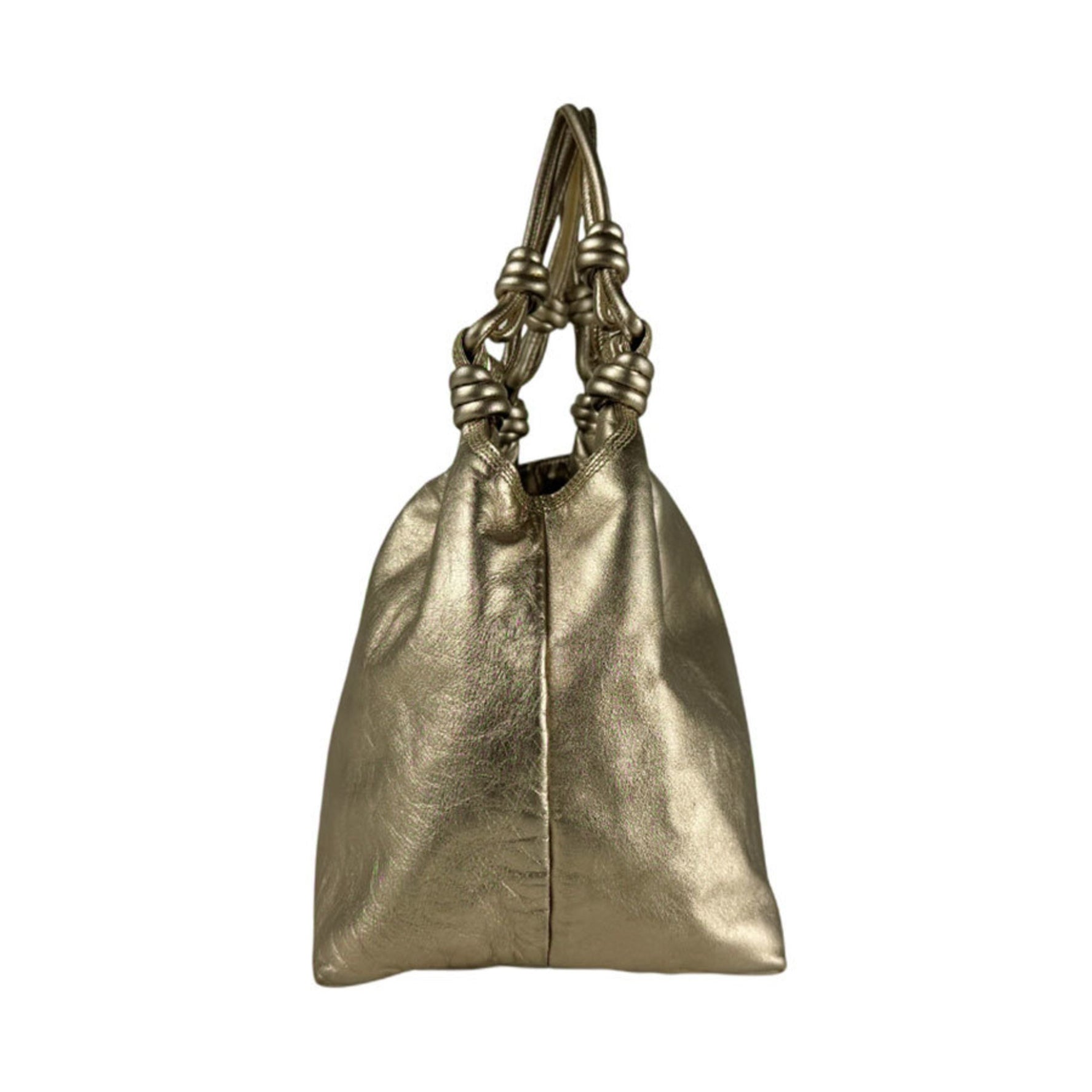 LOEWE Women's Gold Leather Handbag Z6659