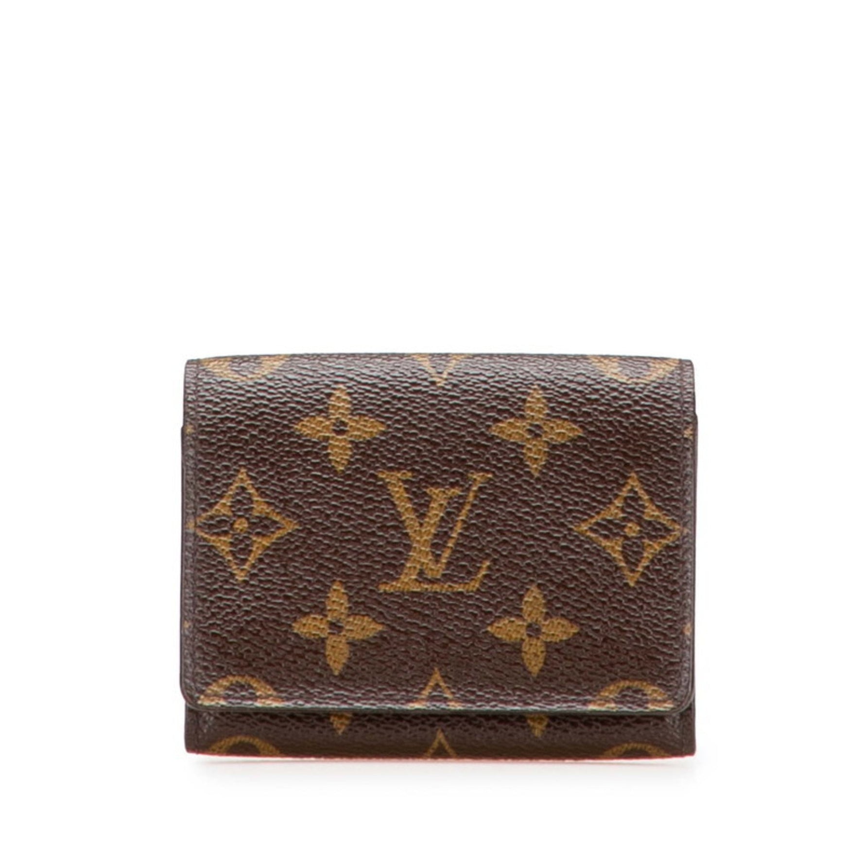 Louis Vuitton Monogram Envelope Carte de Visite Card Case/Business Holder M62920 Brown PVC Leather Women's LOUIS VUITTON