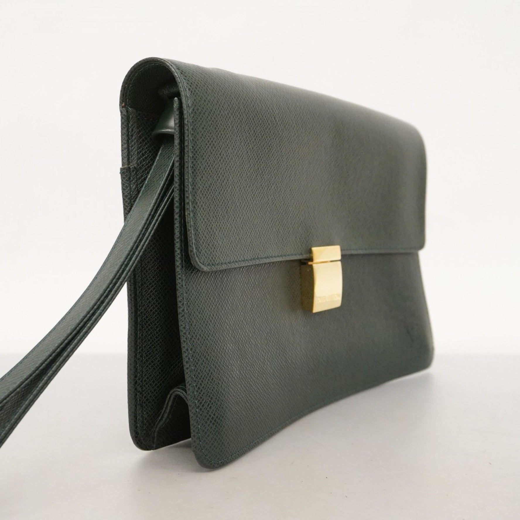 Louis Vuitton Taiga Selenga Clutch Bag M30784 Episea Men's
