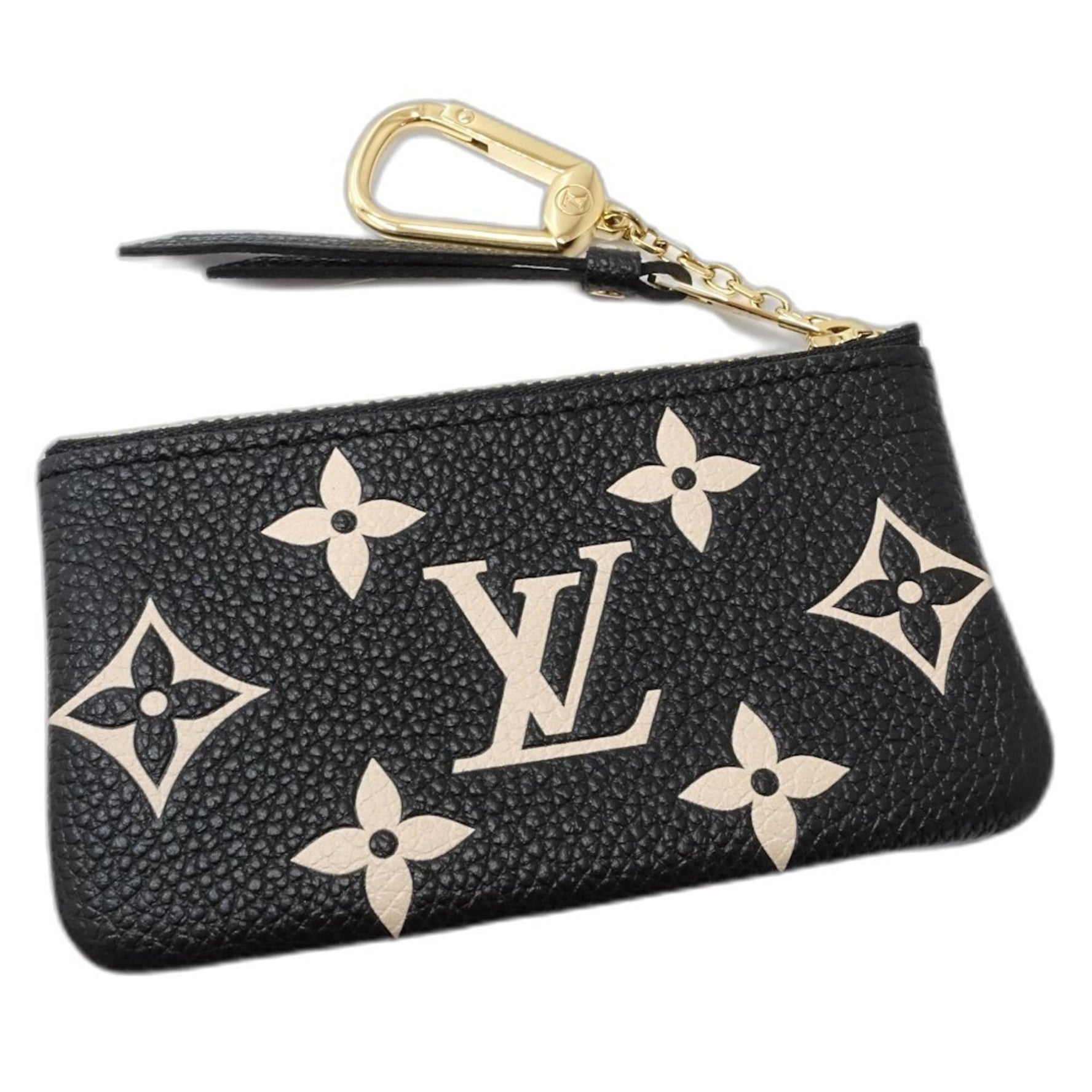 LOUIS VUITTON Louis Vuitton Wallet/Coin Case M80885 Pochette Cle Monogram Empreinte Black
