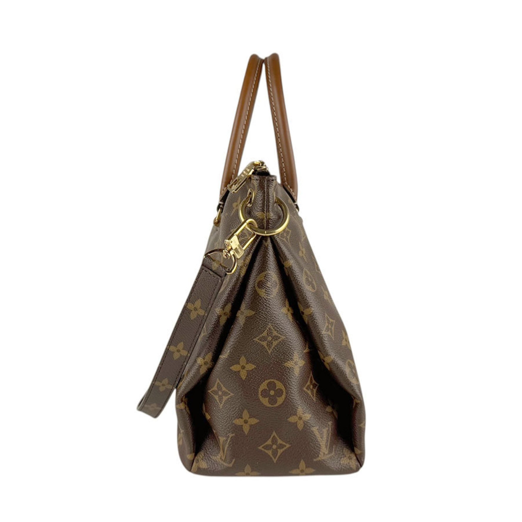 Louis Vuitton Monogram Pallas Canvas Handbag/Shoulder Bag, Noir