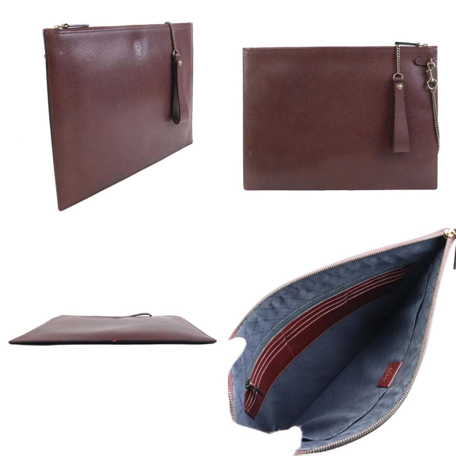 Gucci Clutch Bag, Leather, Men's/Women's