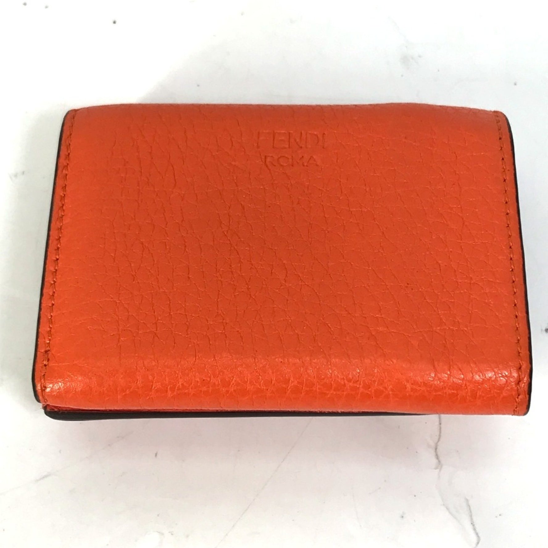 FENDI Peekaboo Trifold Wallet, Leather