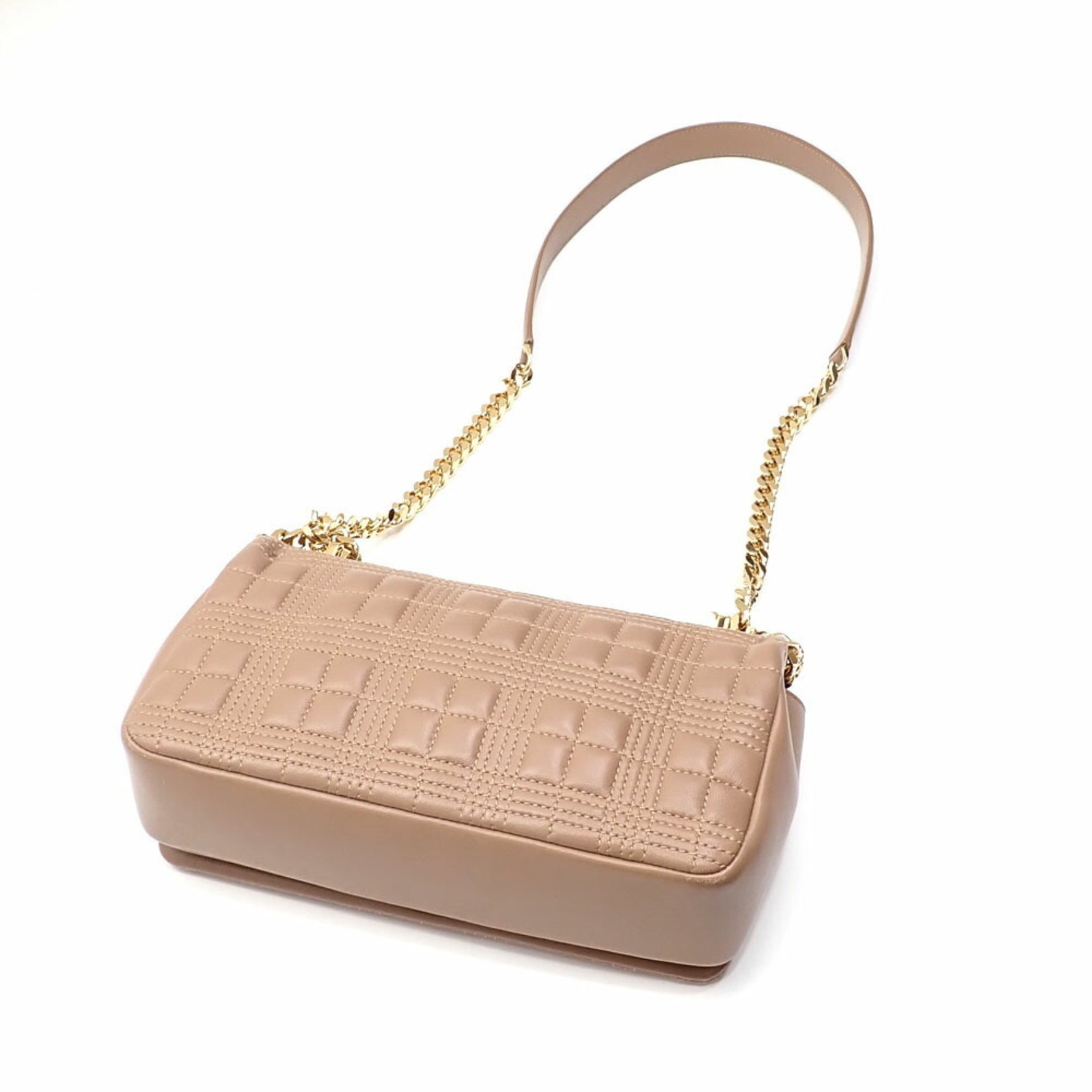 Burberry Small Quilted Chain Shoulder Bag, Laura, Leather