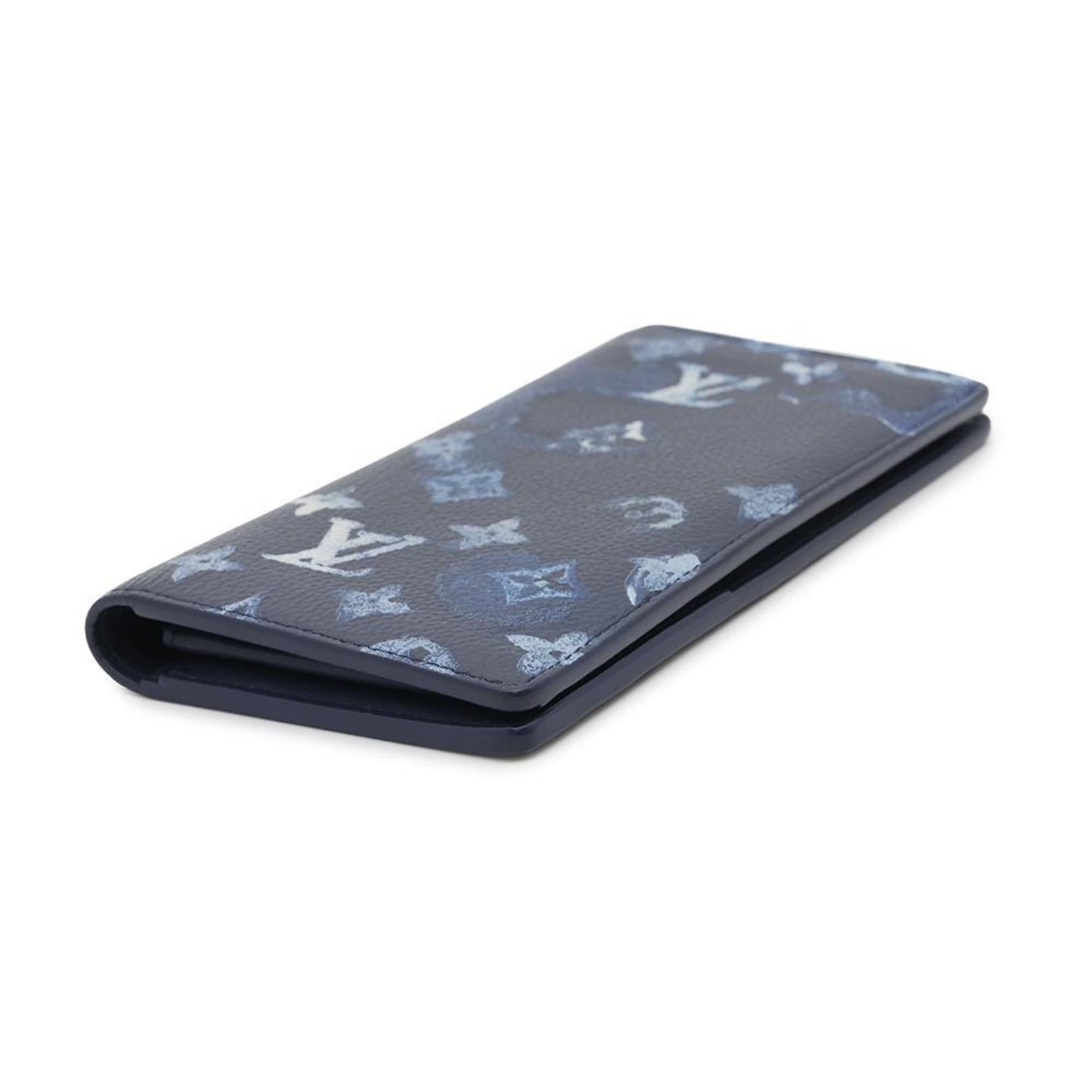 Louis Vuitton Long Wallet Monogram Watercolor Portefeuille Brazza NM