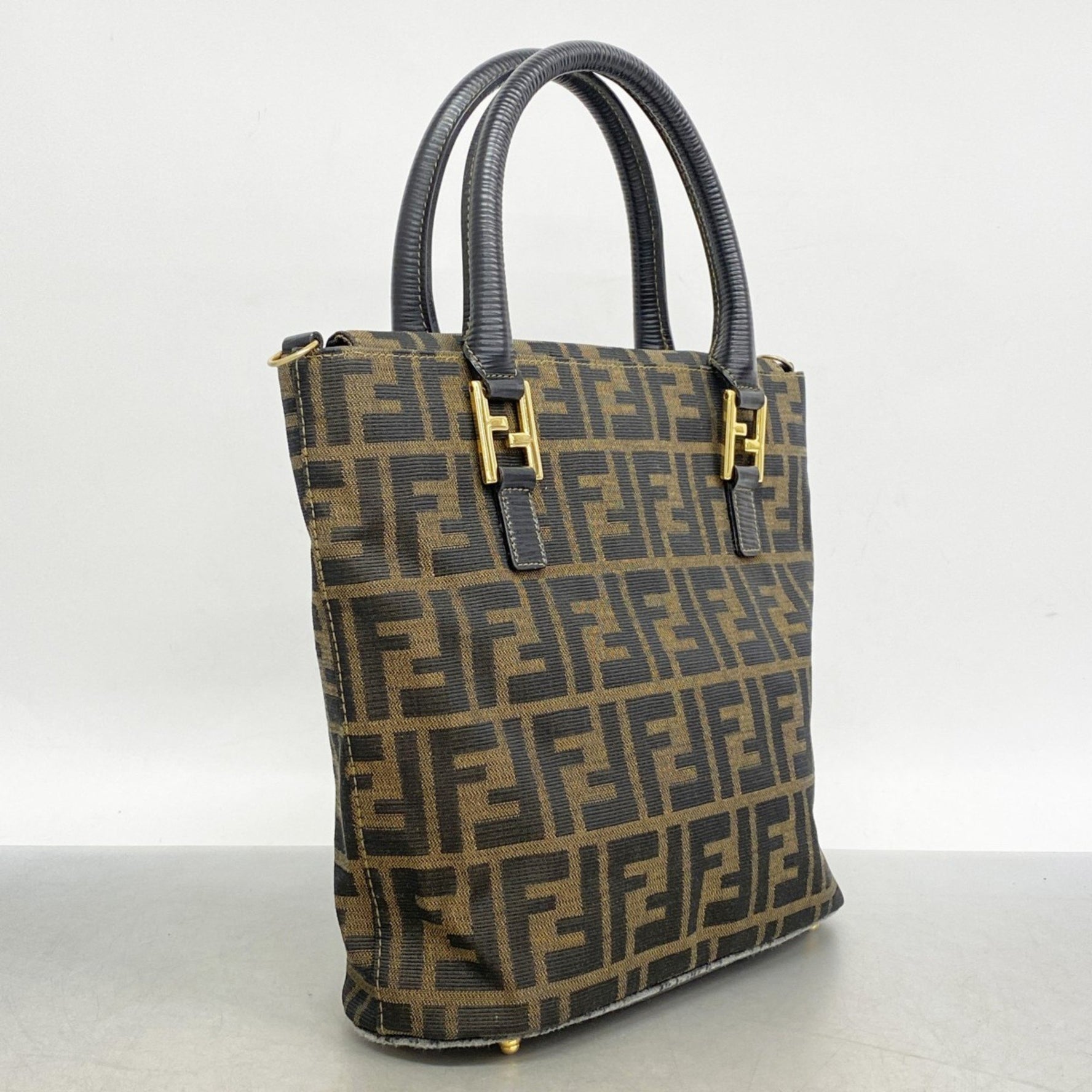 Fendi Zucca Nylon Canvas Handbag
