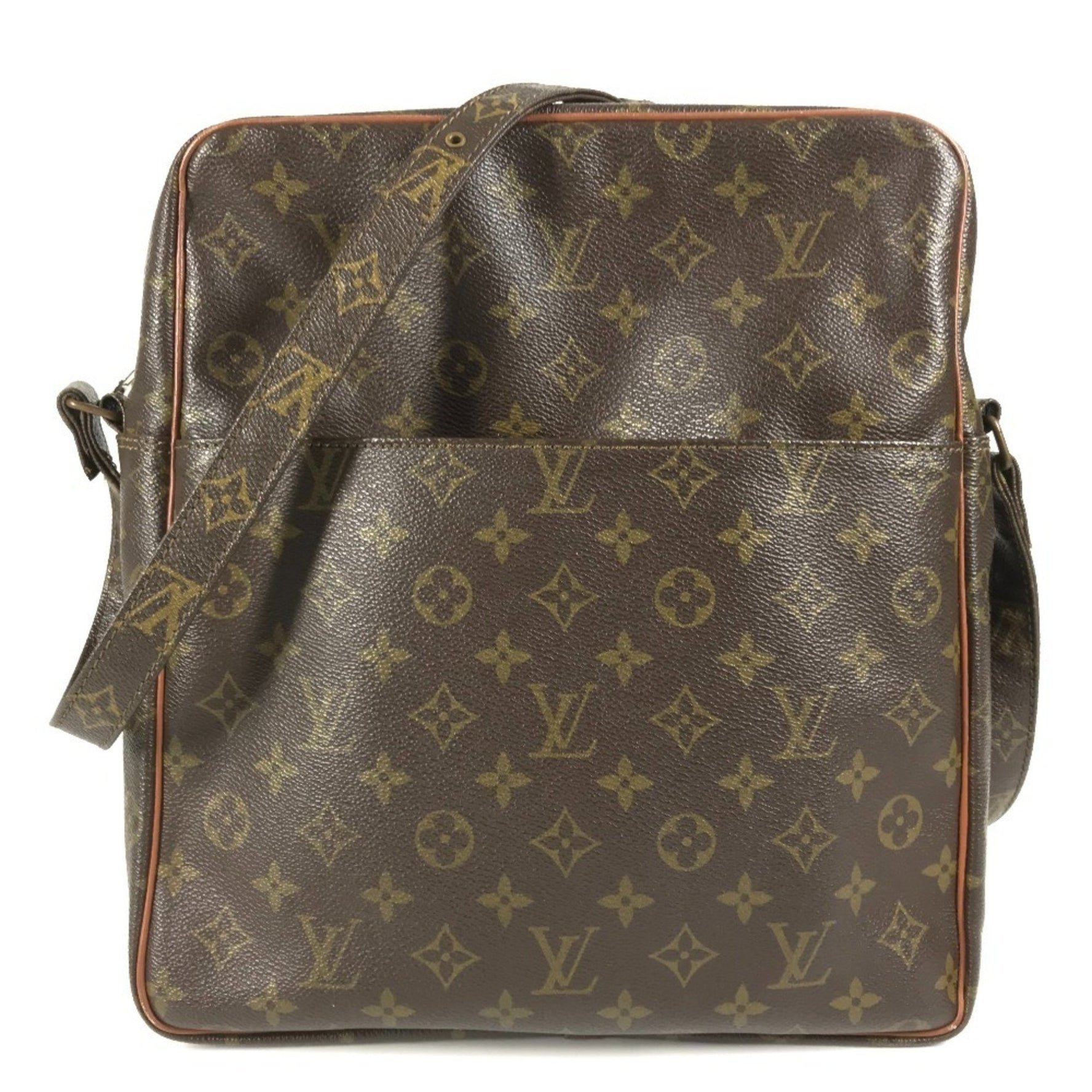 LOUIS VUITTON Monogram Vintage Marceau Crossbody Pochette Shoulder Bag in Canvas, Brown
