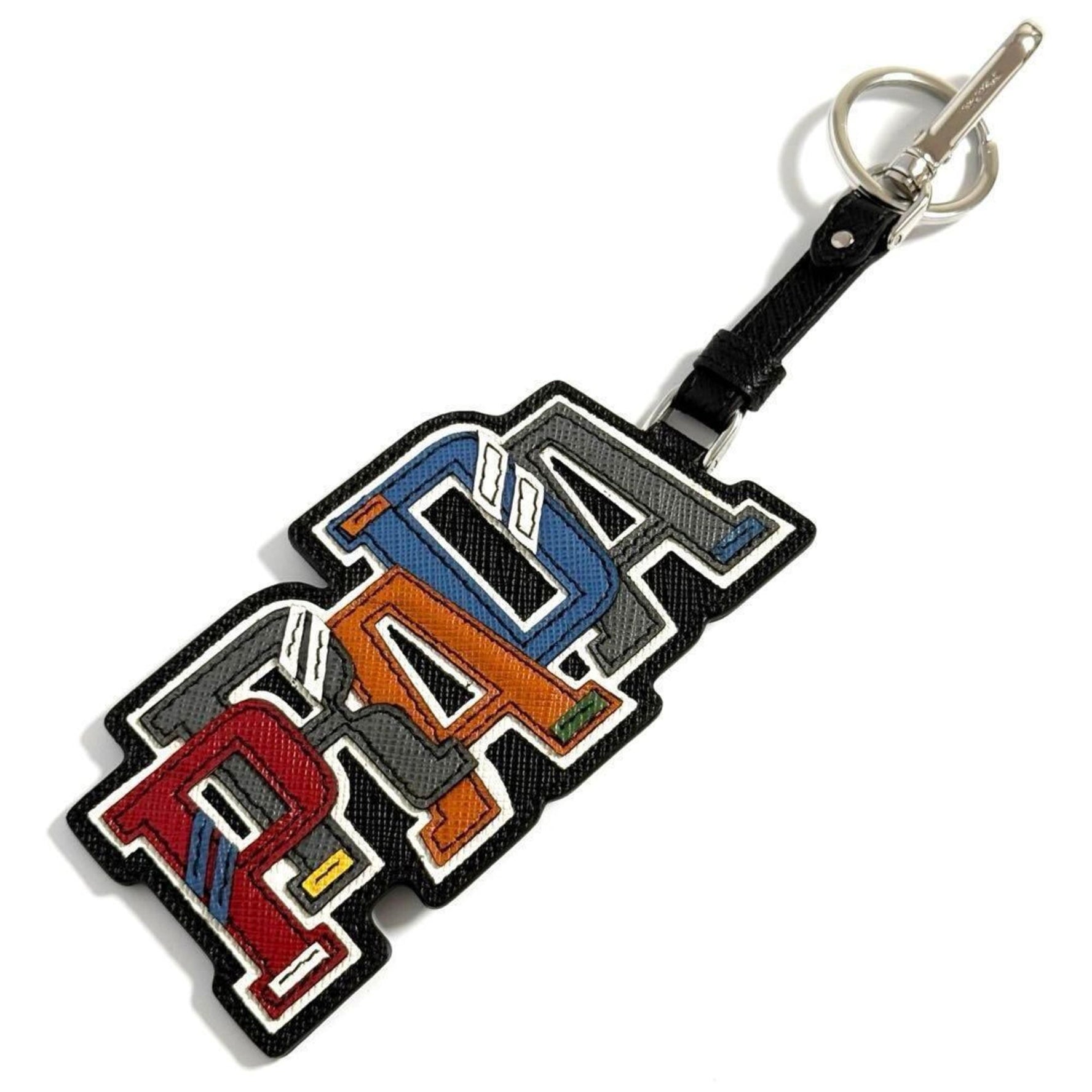 Prada Men's Key Holder, Ring, Bag Charm
