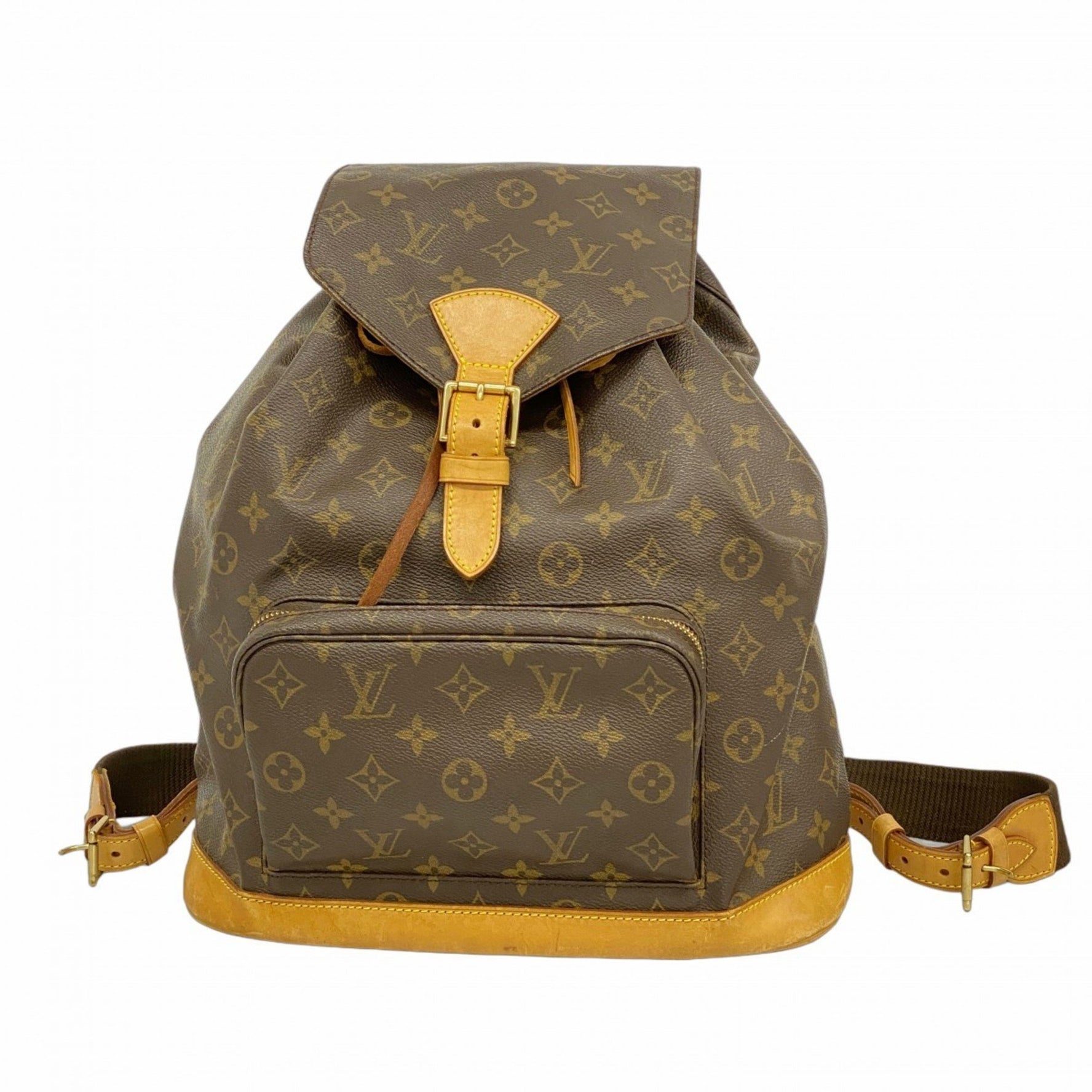 Louis Vuitton Monogram Montsouris Backpack M51135 Brown Women's