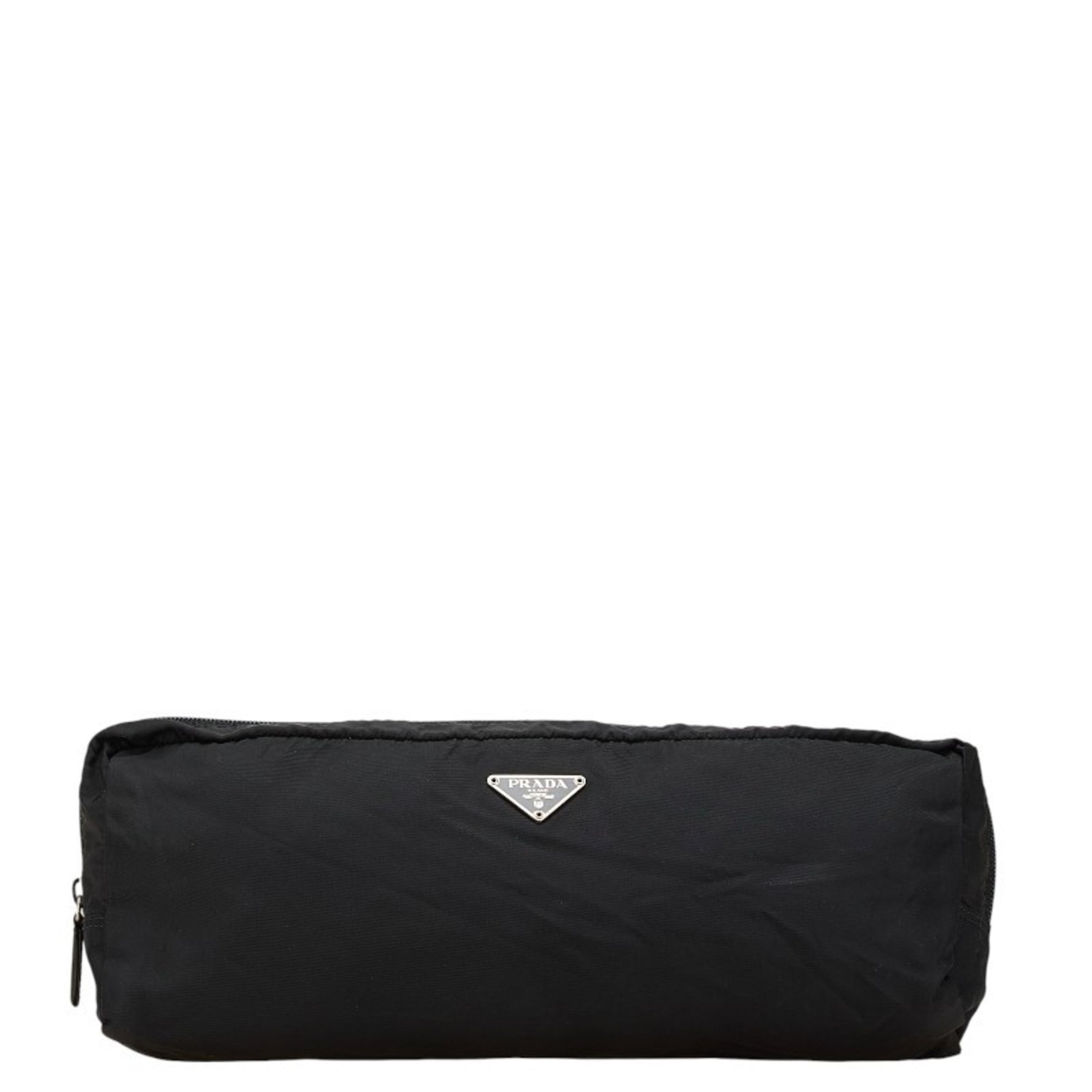 Prada Triangle Logo Plate Pouch Nylon
