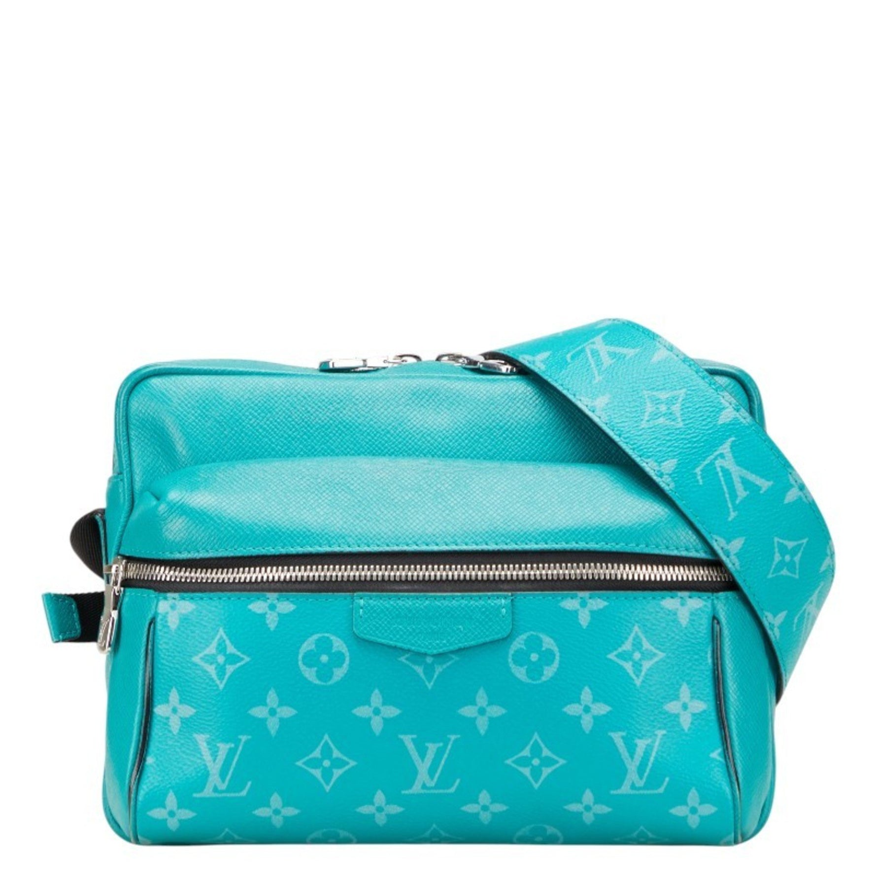 Louis Vuitton Taiga Rama Outdoor Messenger PM Crossbody Shoulder Bag M30241 Vert Green PVC Leather Women's LOUIS VUITTON