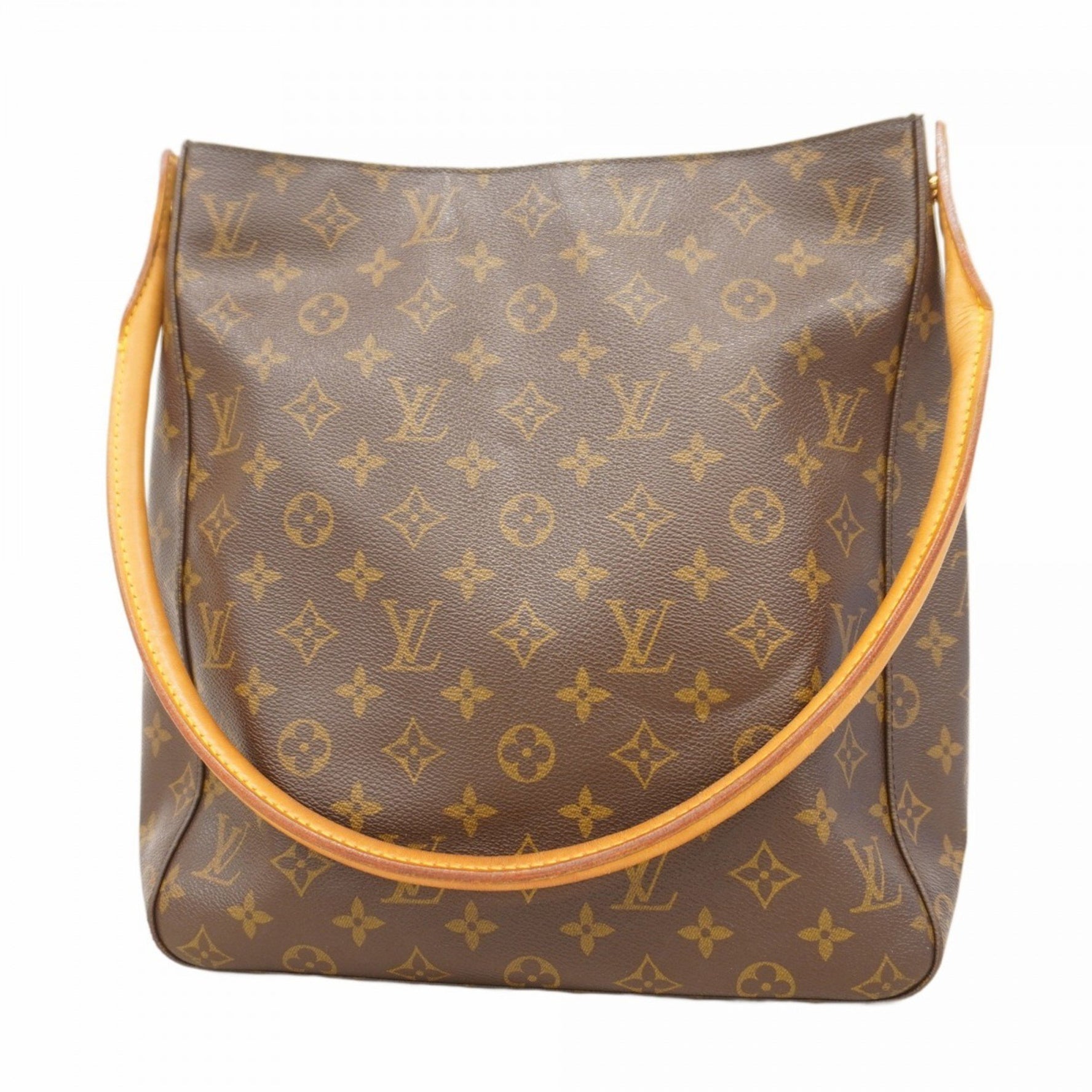 Louis Vuitton Monogram Looping GM Shoulder Bag M51145 Brown Women's