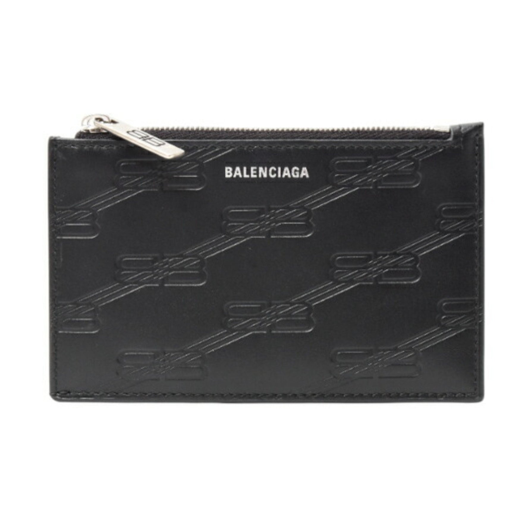 Balenciaga Business Card Holder/Card Case Men's Coin & Holder Wallet/Coin Purse BB Black BALENCIAGA