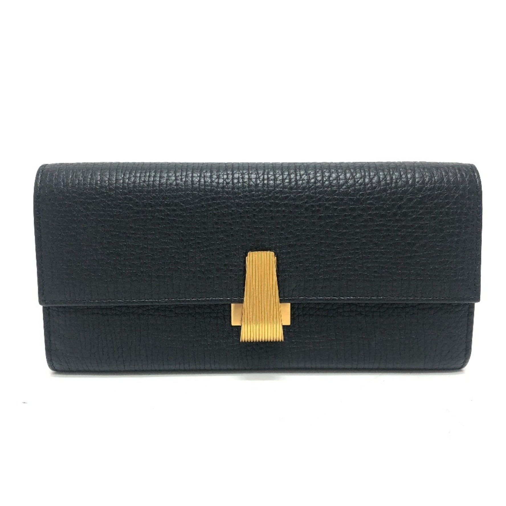 BOTTEGA VENETA Palmellato Bi-fold Long Wallet Continental Leather