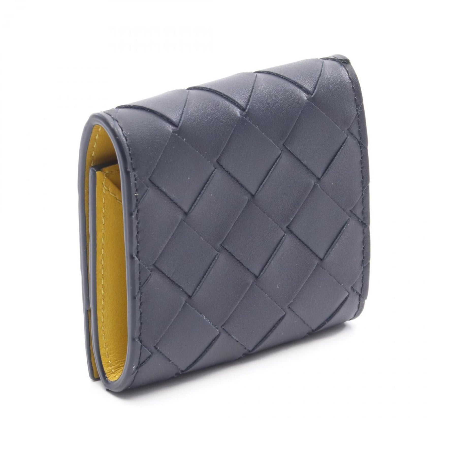 Bottega Veneta Intrecciato coin case wallet, leather, men's and