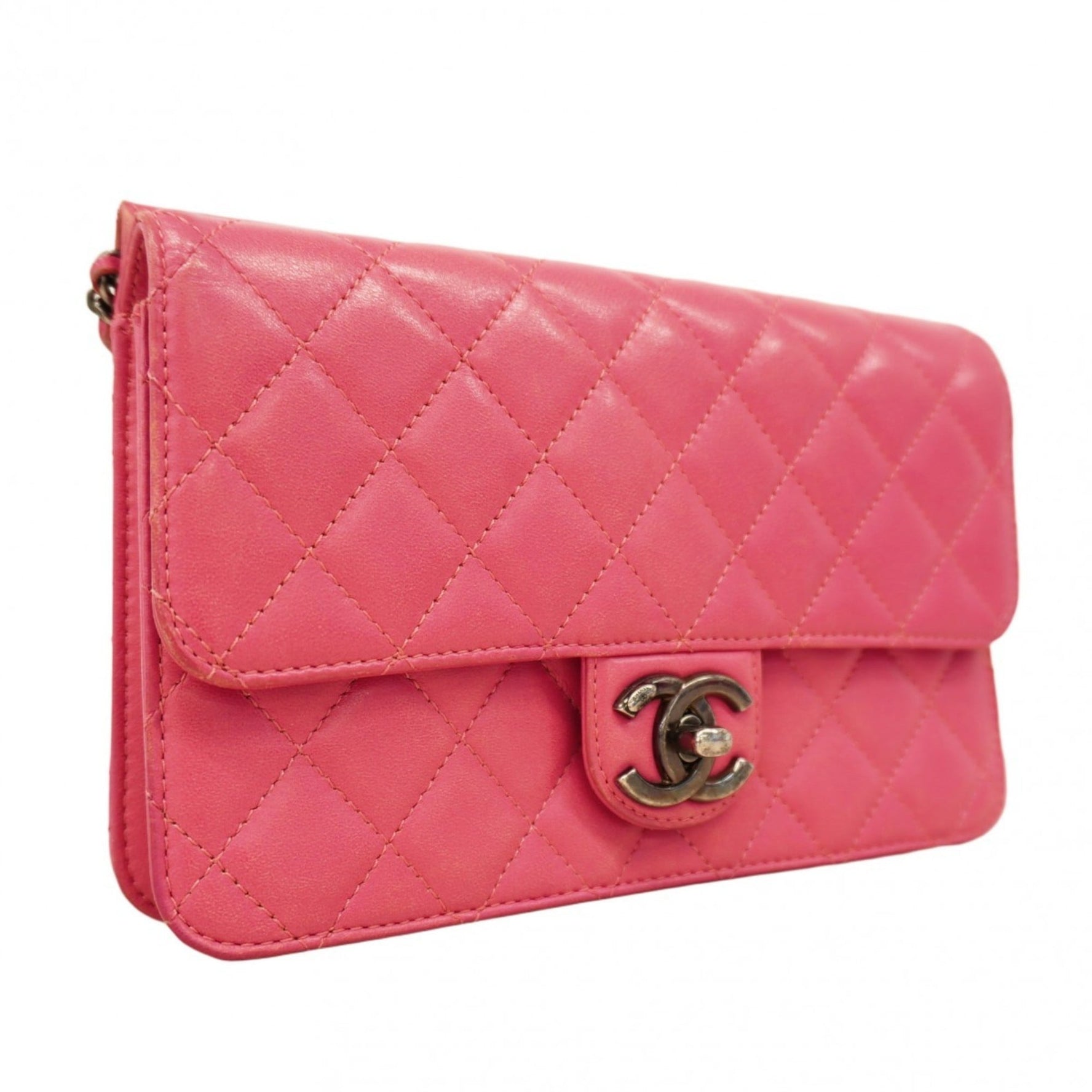 Chanel Matelasse Shoulder Bag with Chain Bag, Lambskin