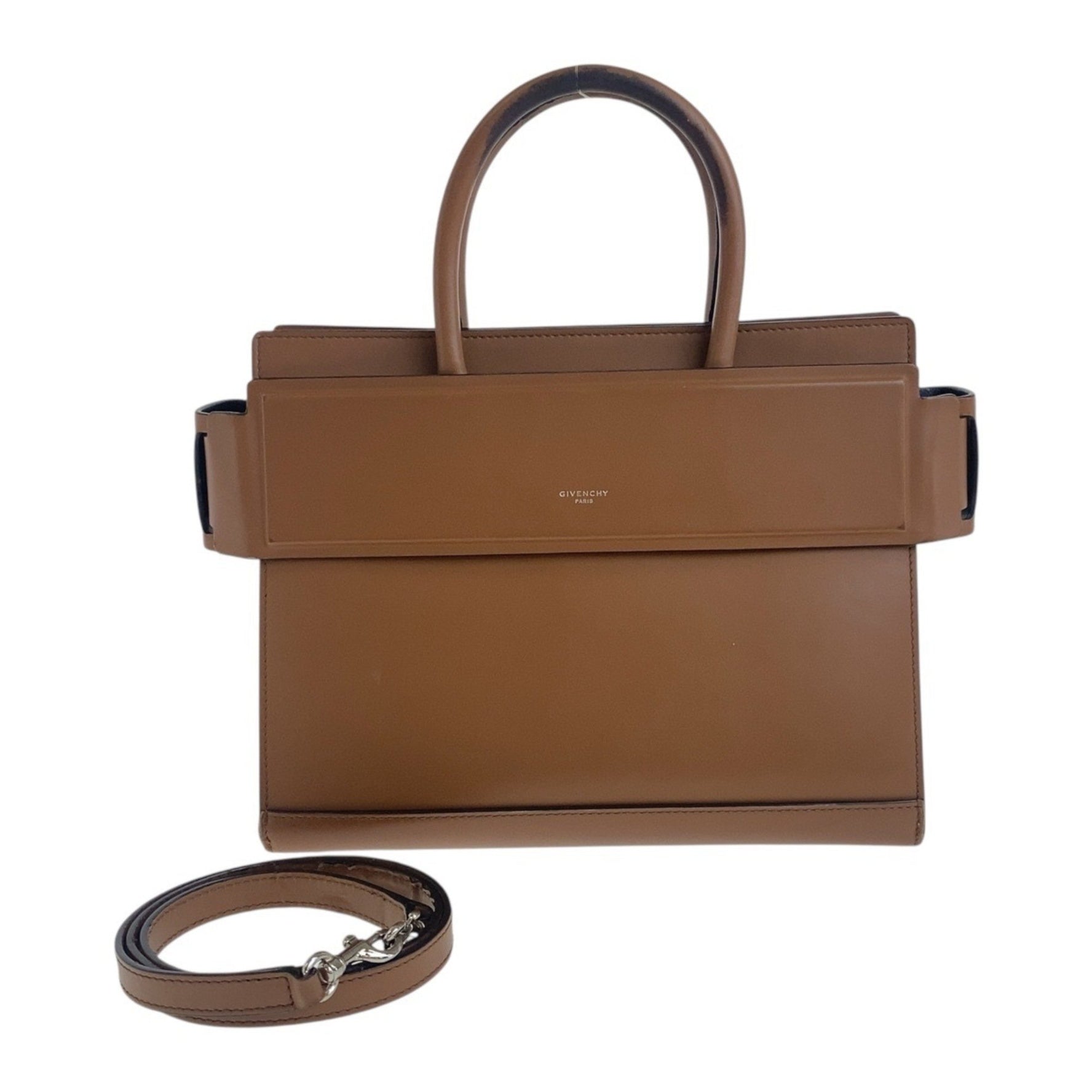 Givenchy Horizon Small Bag Silver Hardware Leather Handbag Shoulder