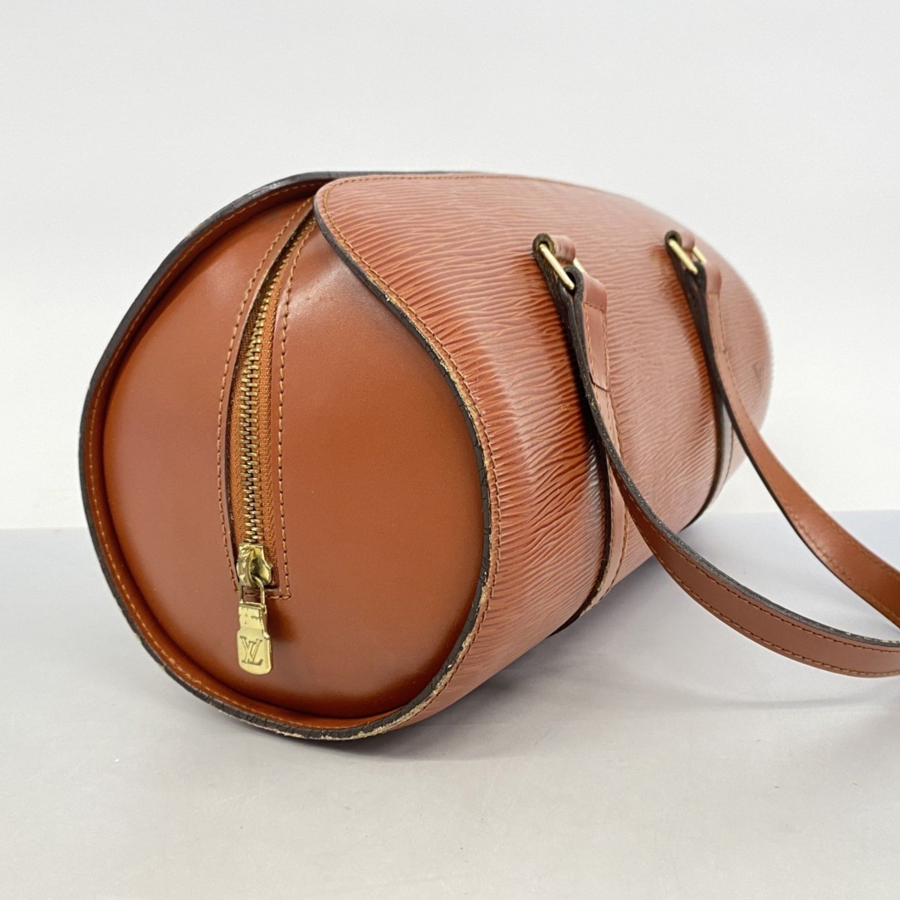 Louis Vuitton Epi Soufflot Handbag M52223 Kenya Brown for Women