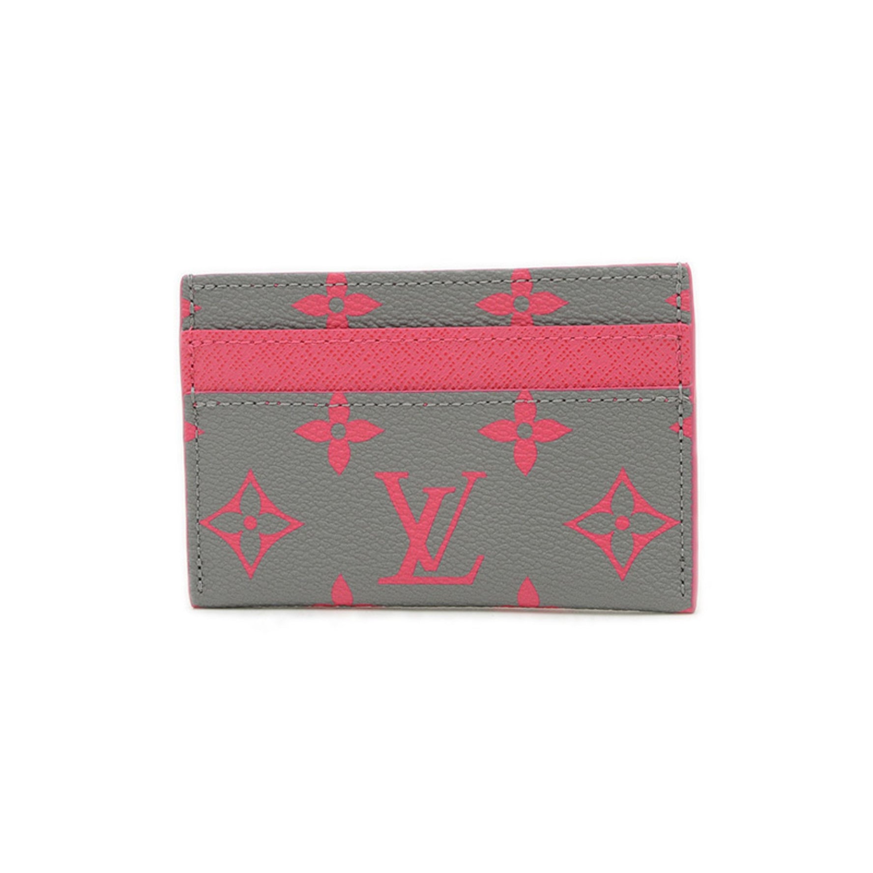 Louis Vuitton Monogram Business Card Holder/Card Case Porto Carte Double Green M15032