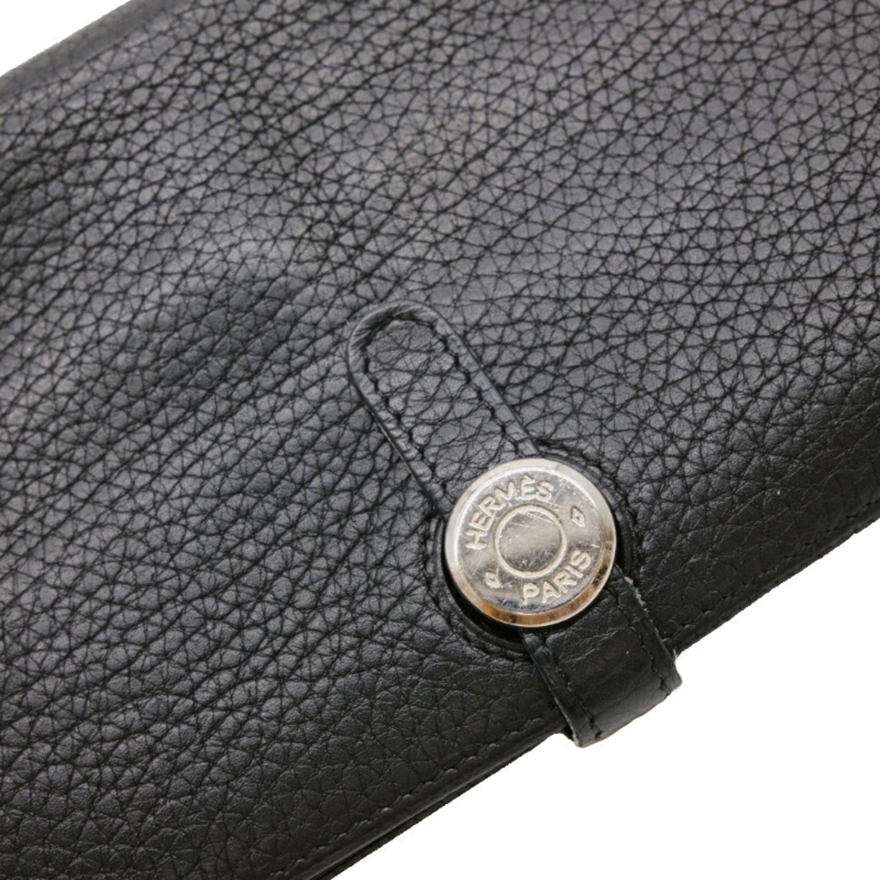 HERMES Dogon Long Wallet Togo Leather