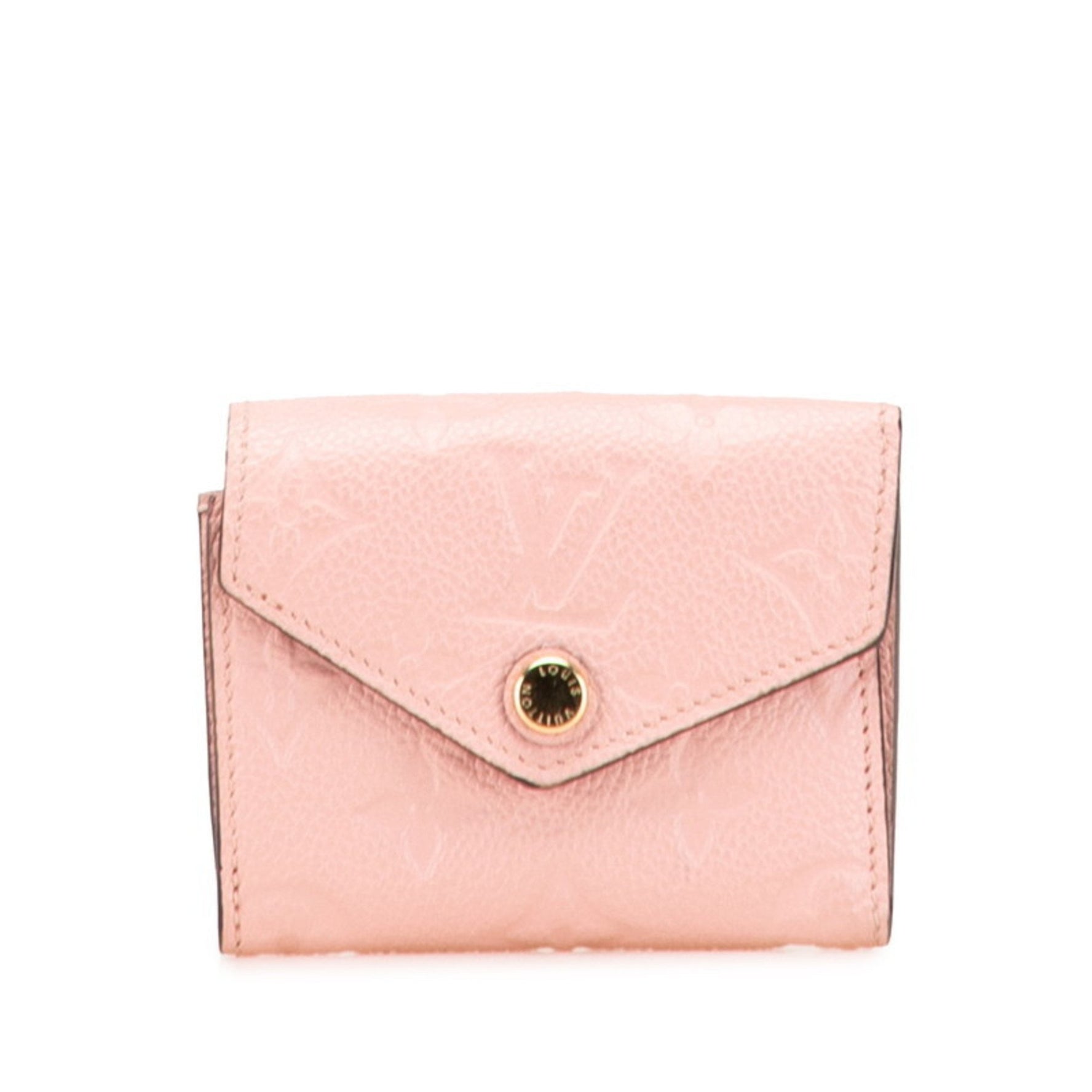Louis Vuitton Monogram Empreinte Portefeuille Zoe Bifold Wallet Rose Poodle Pink Leather LOUIS VUITTON