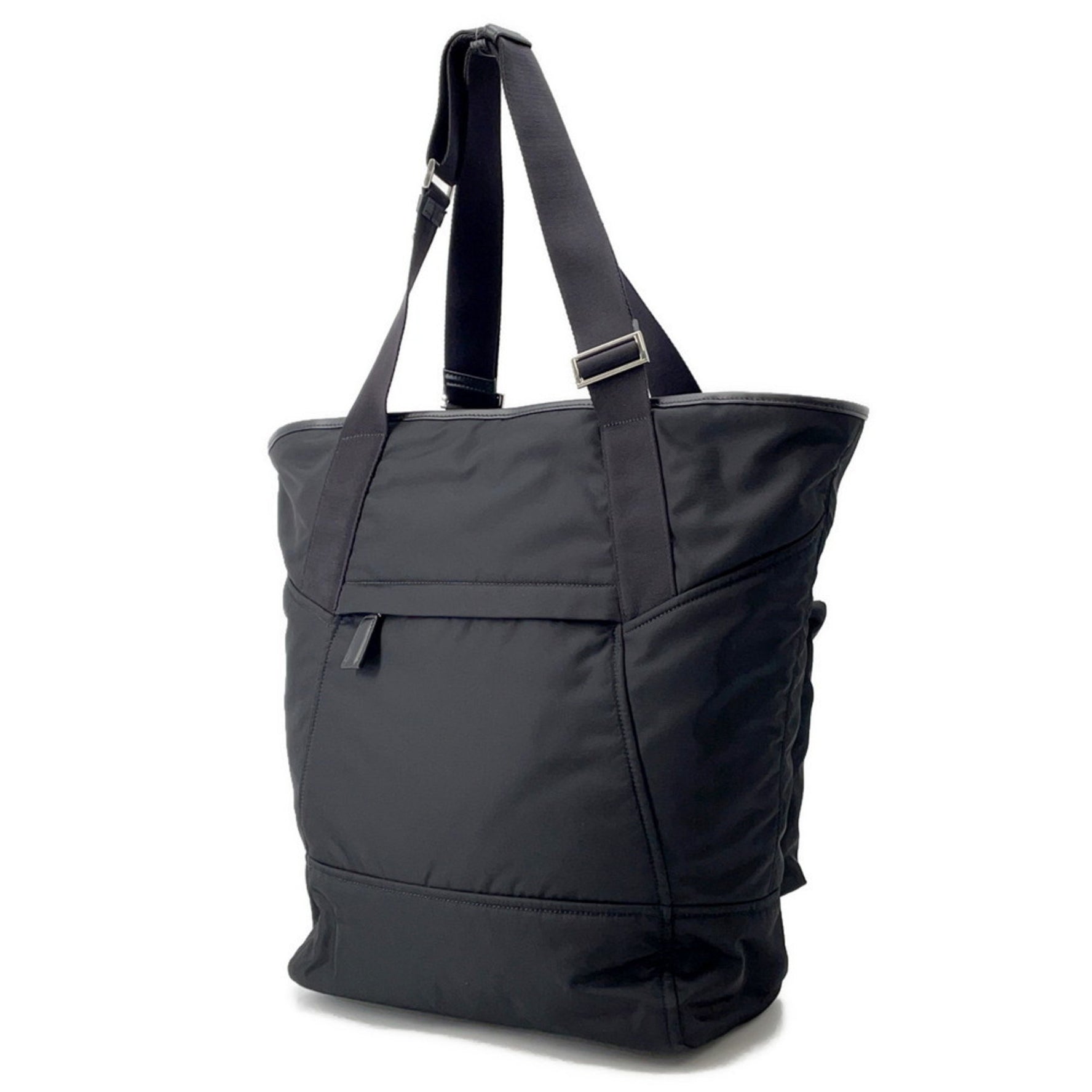 Prada Triangle Nylon Tote Bag