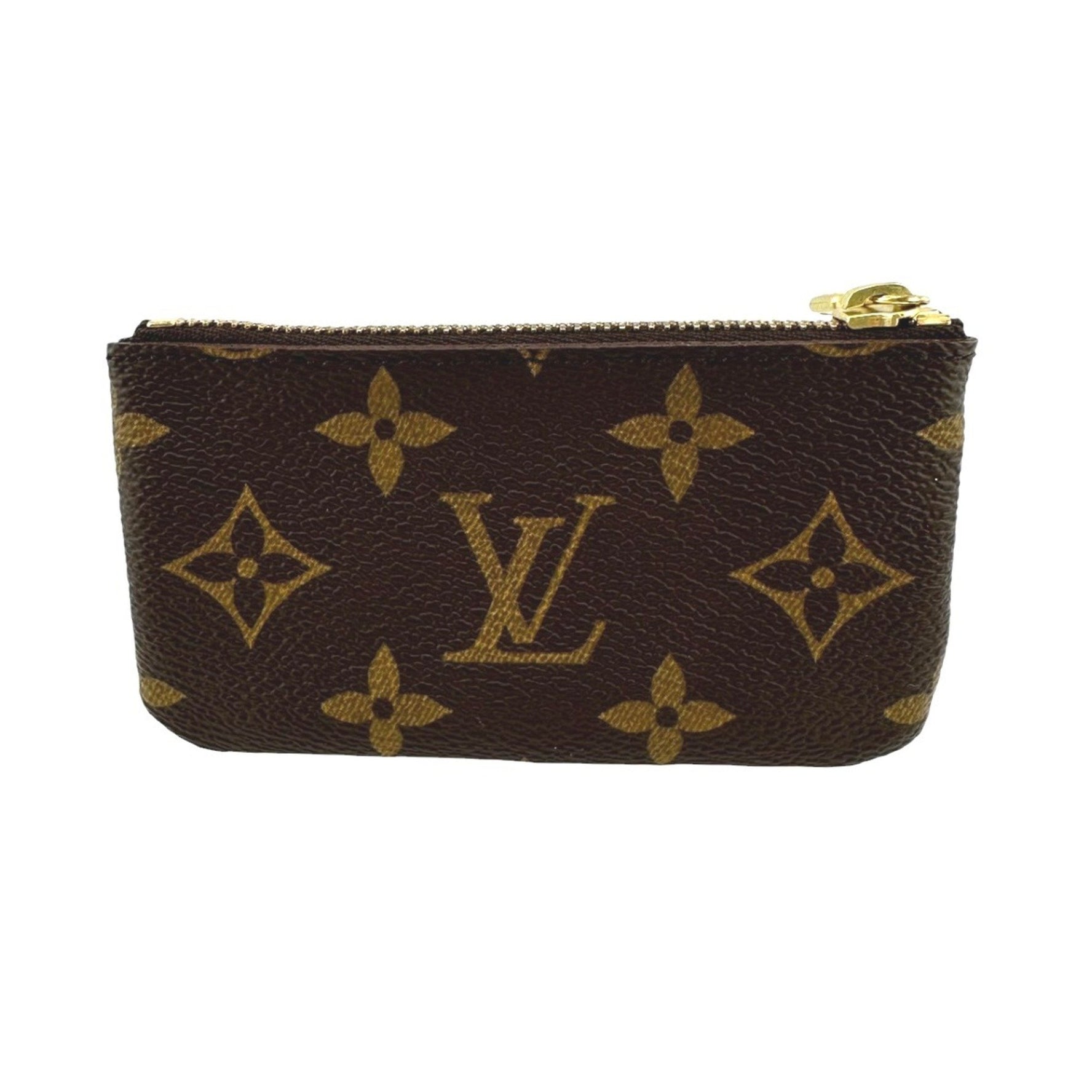Louis Vuitton Key Case, Coin Purse and Monogram Pochette Cle, Canvas