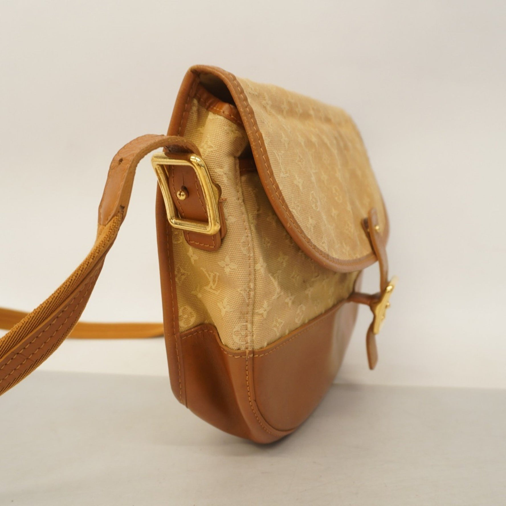 Louis Vuitton Monogram Mini Bérangère Shoulder Bag M92674 Beige Women's