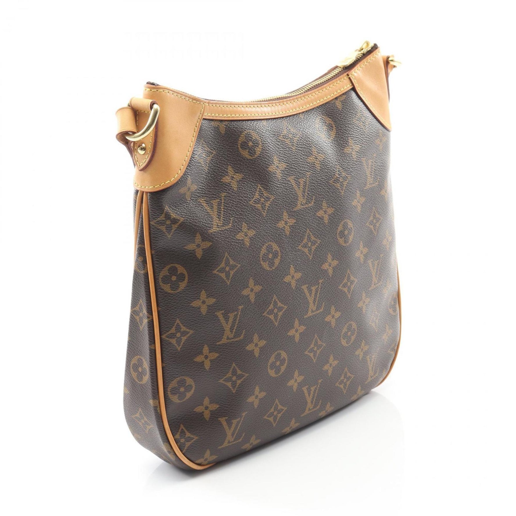 Louis Vuitton Odeon PM Monogram Shoulder Bag, Coated Canvas and Leather, Brown
