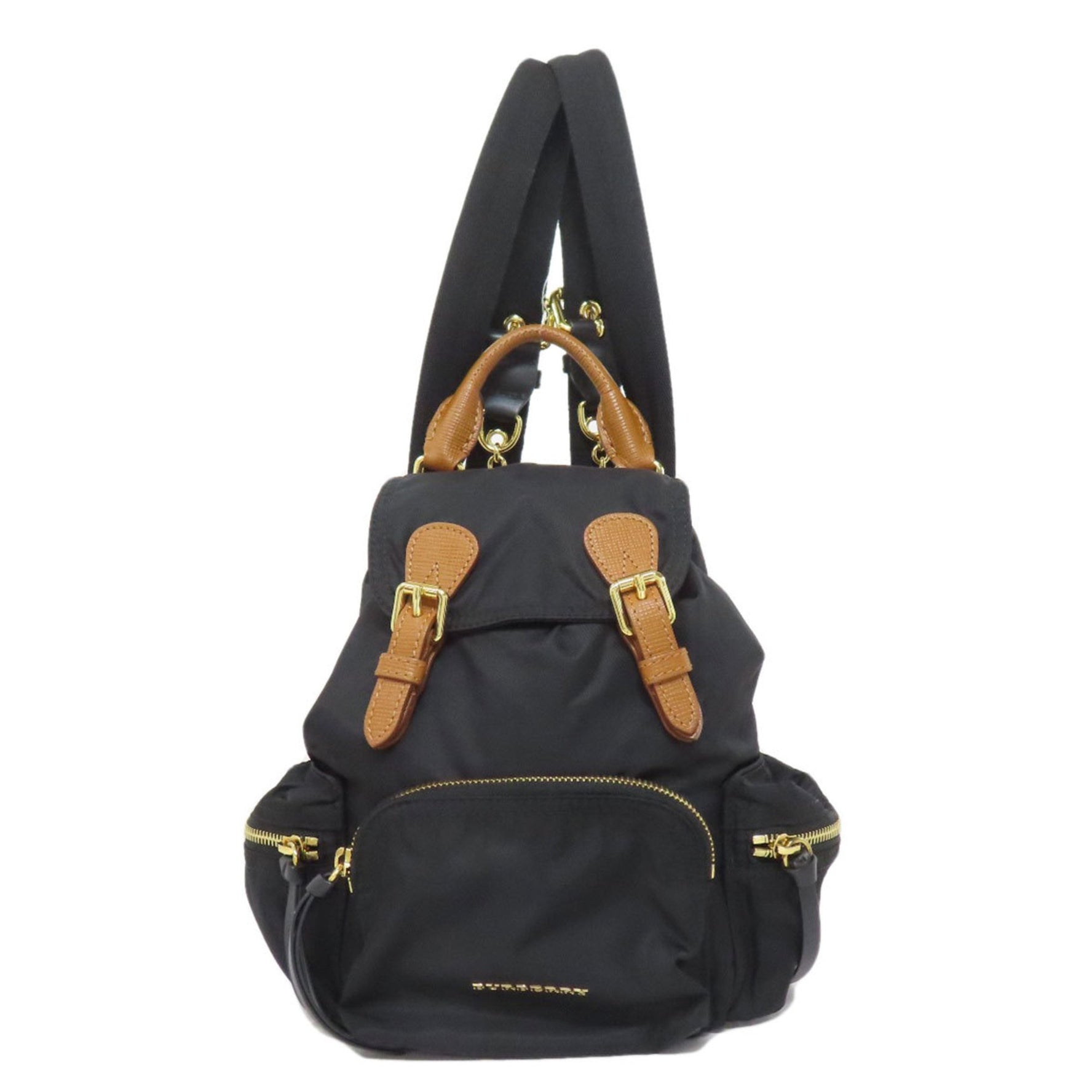 Burberry logo backpack/daypack in nylon and leather