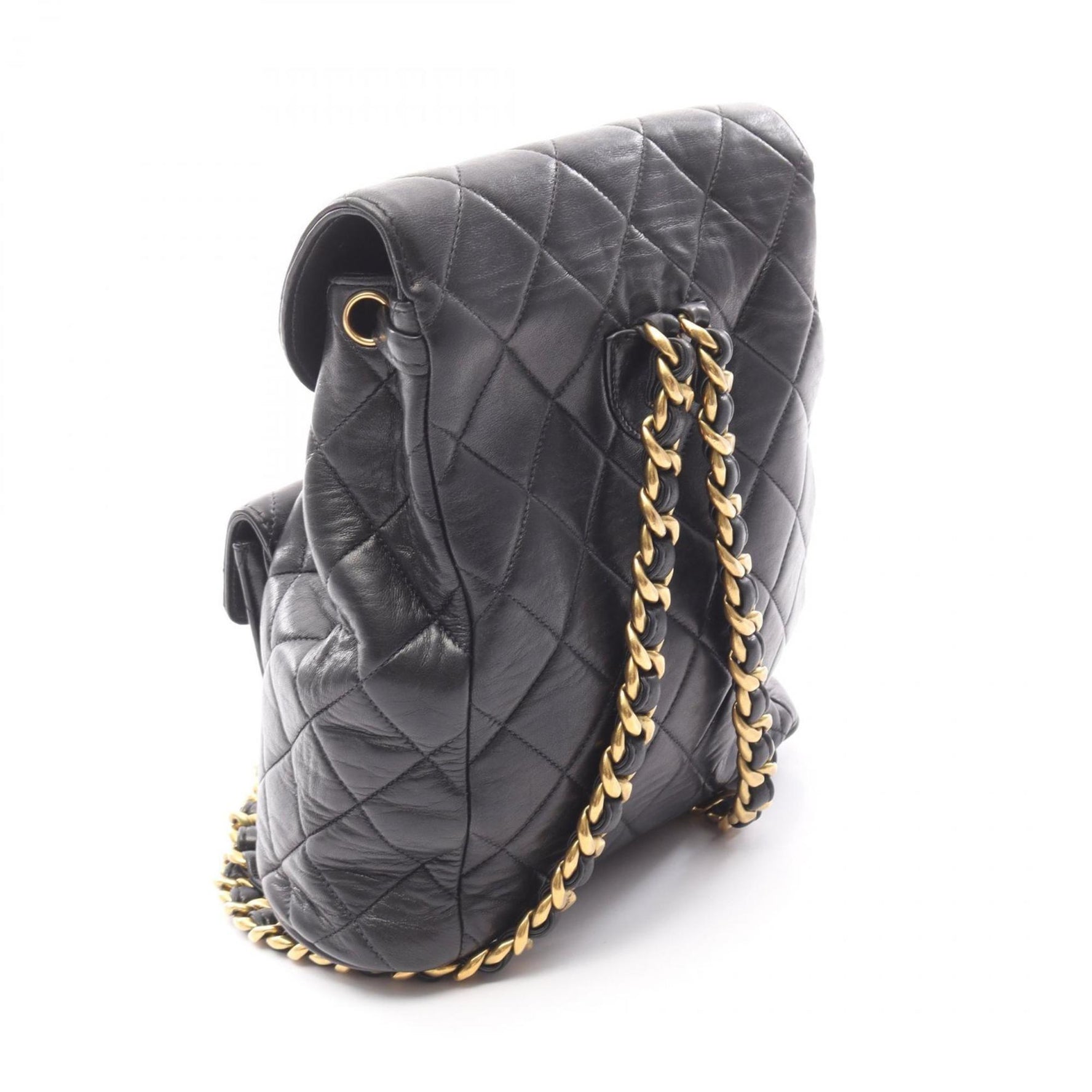 CHANEL Matelasse Backpack Bag in Lambskin Leather
