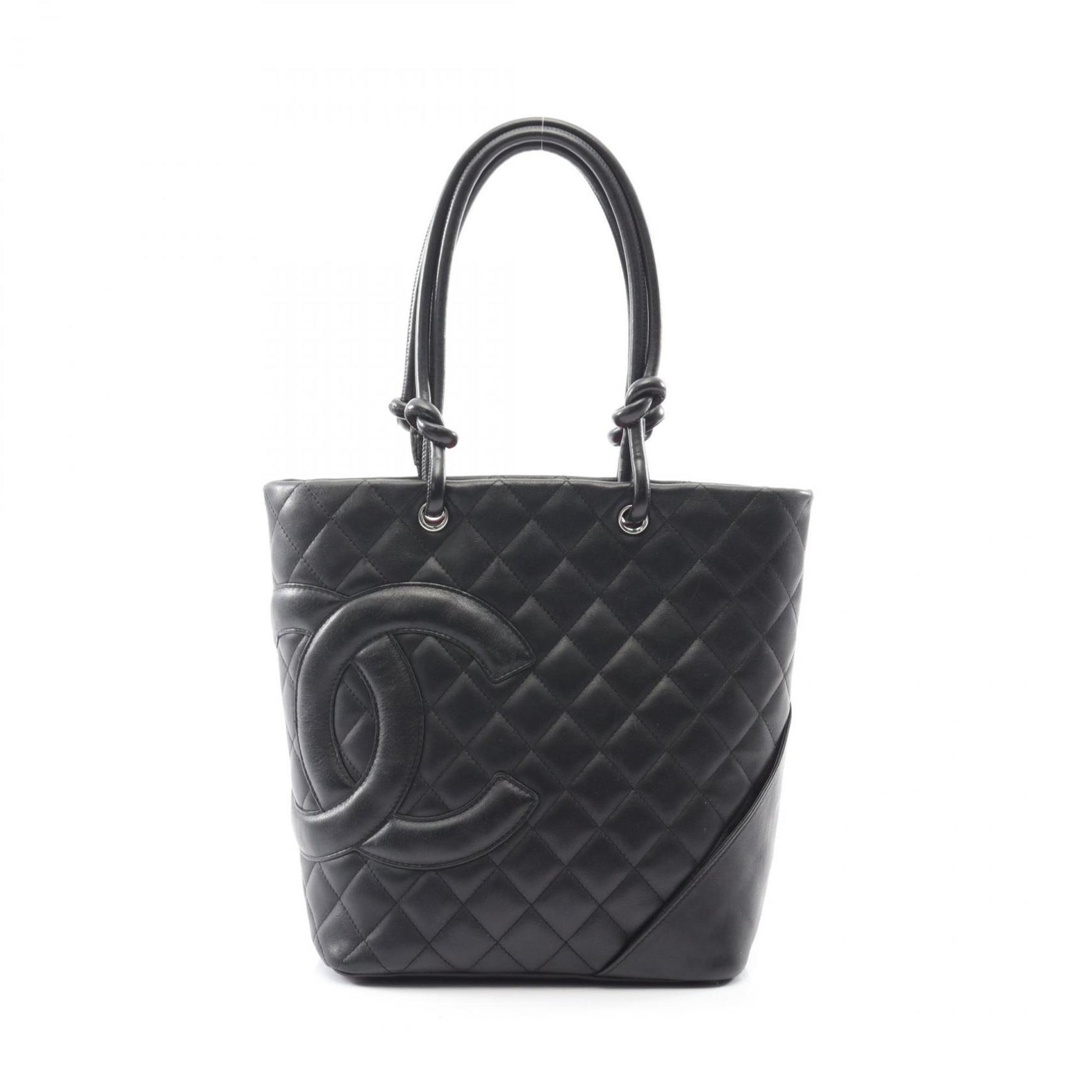 CHANEL Cambon Medium Tote Bag in Lambskin Leather