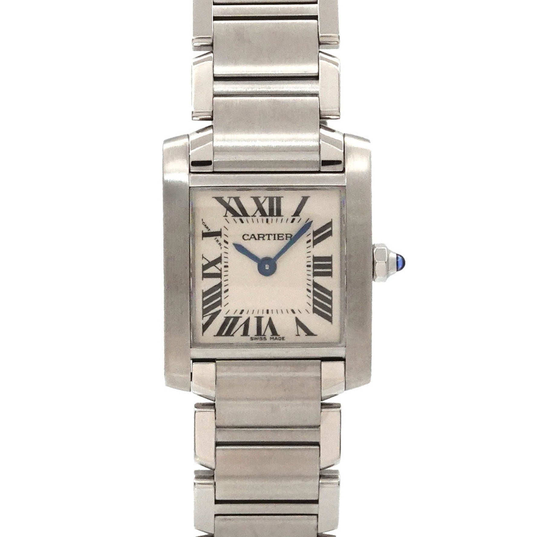 Cartier Tank Francaise SM W51008Q3 Women's Ivory Quartz Watch