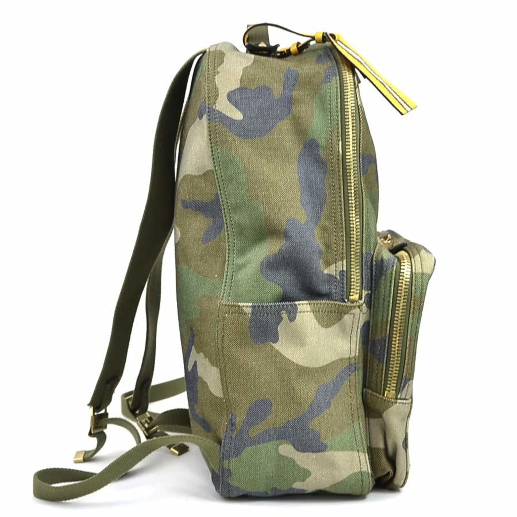 Valentino Garavani Backpack, Canvas and Leather, Men's