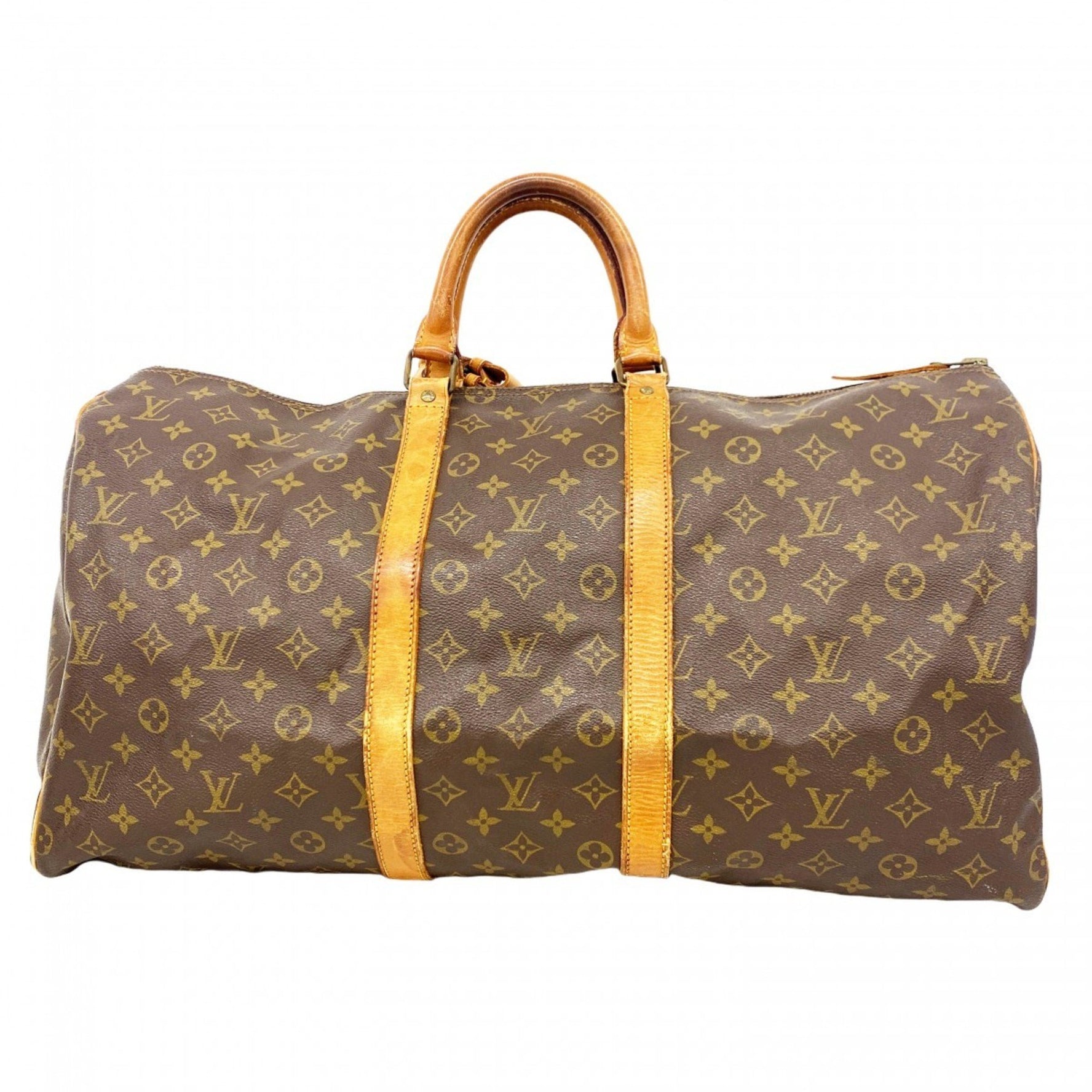 Louis Vuitton Monogram Keepall 55 Boston Bag Men's and