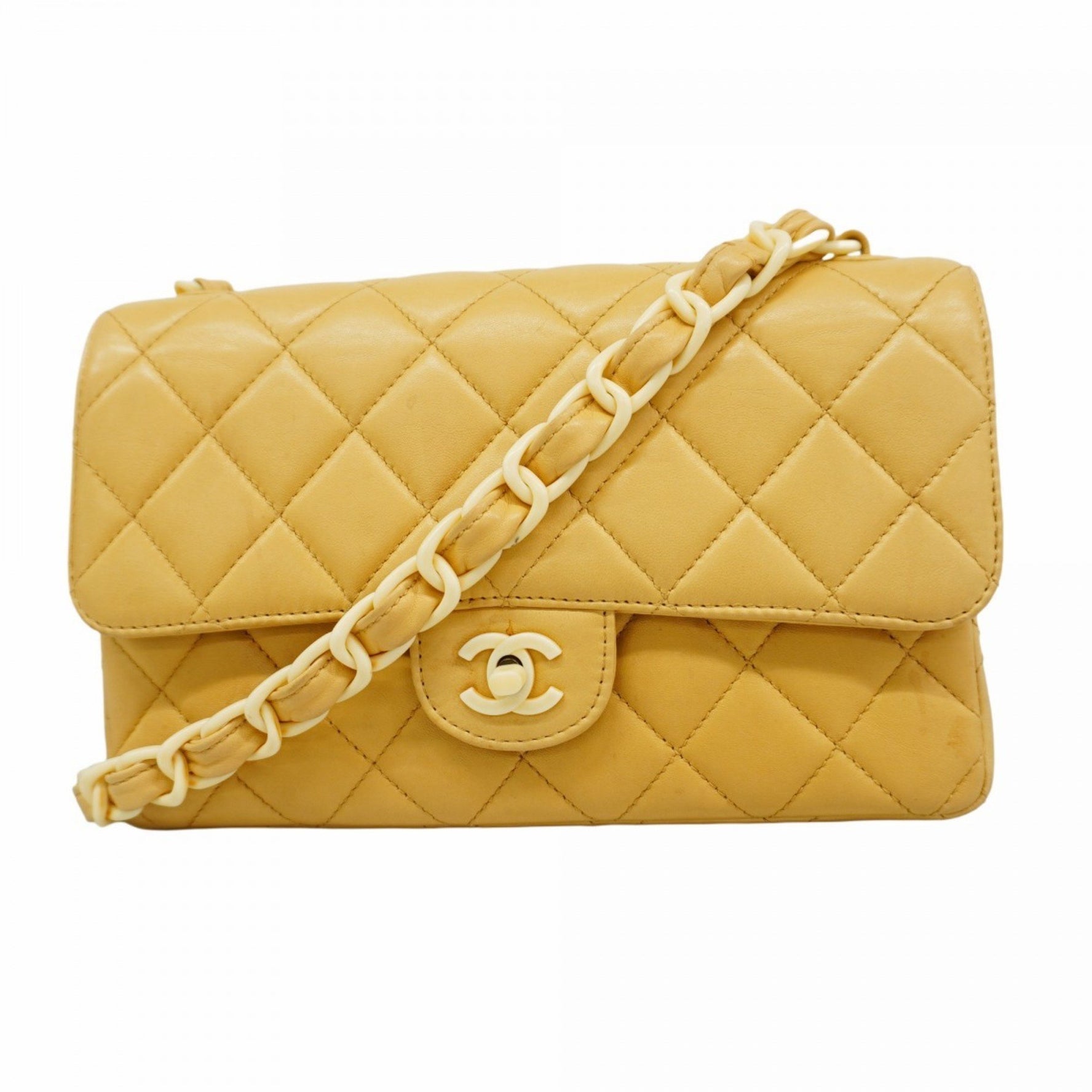 Chanel Matelasse Chain Shoulder Bag, Lambskin
